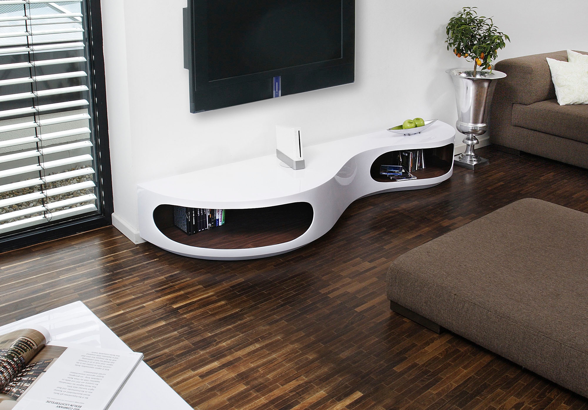 SalesFever Lowboard "Slow Design TV-Kommode für stilvolles Wohnen", Kommode günstig online kaufen