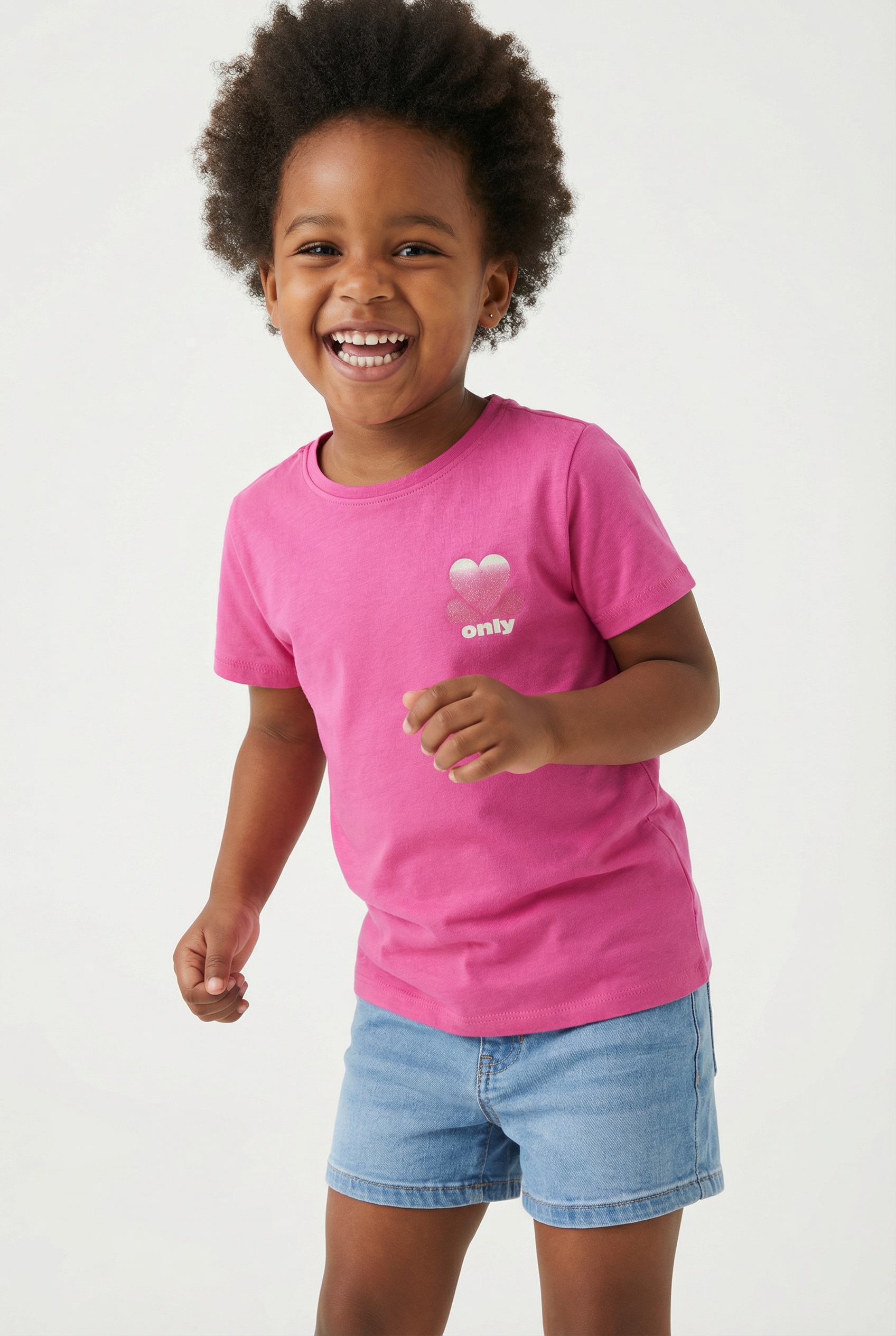 KIDS ONLY "KOGNANA LIFE S/S TOP FR ZA JRS" Baumwolle, regular fit