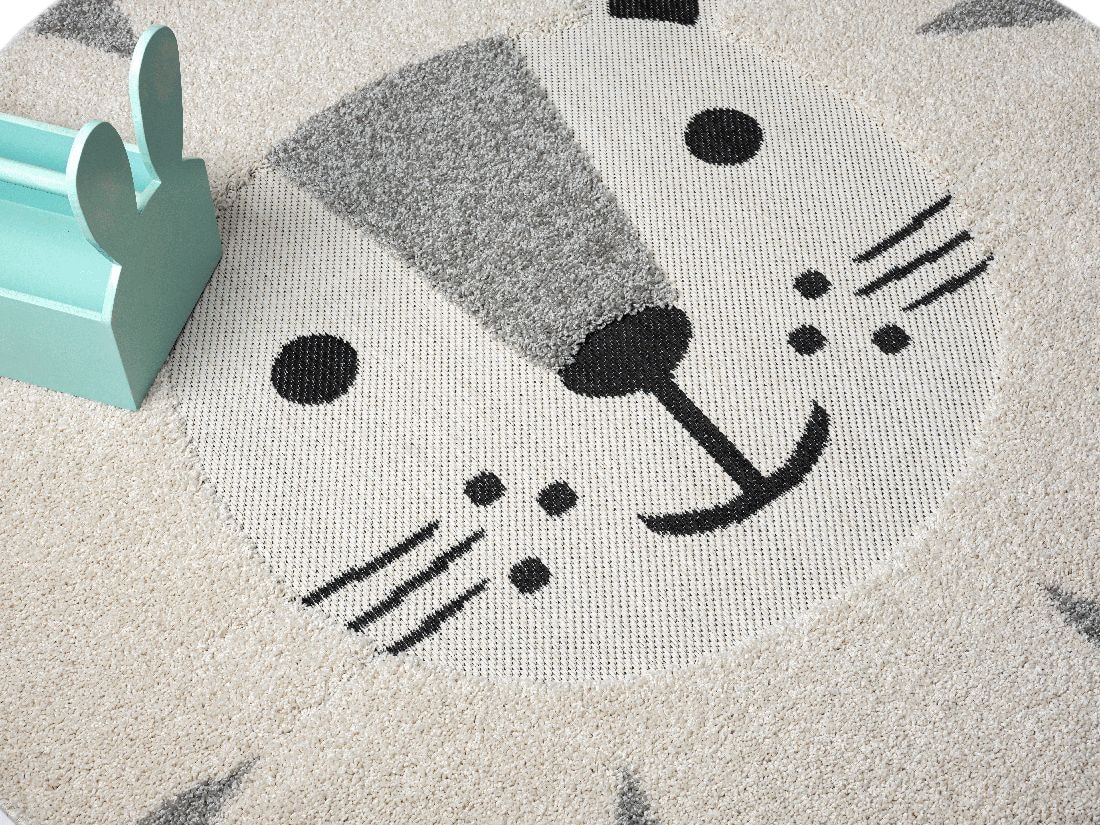 the carpet Teppich »Lou«, rund, 20 mm Höhe, Kinderzimmer Teppich strapazierfähig und pflegleicht