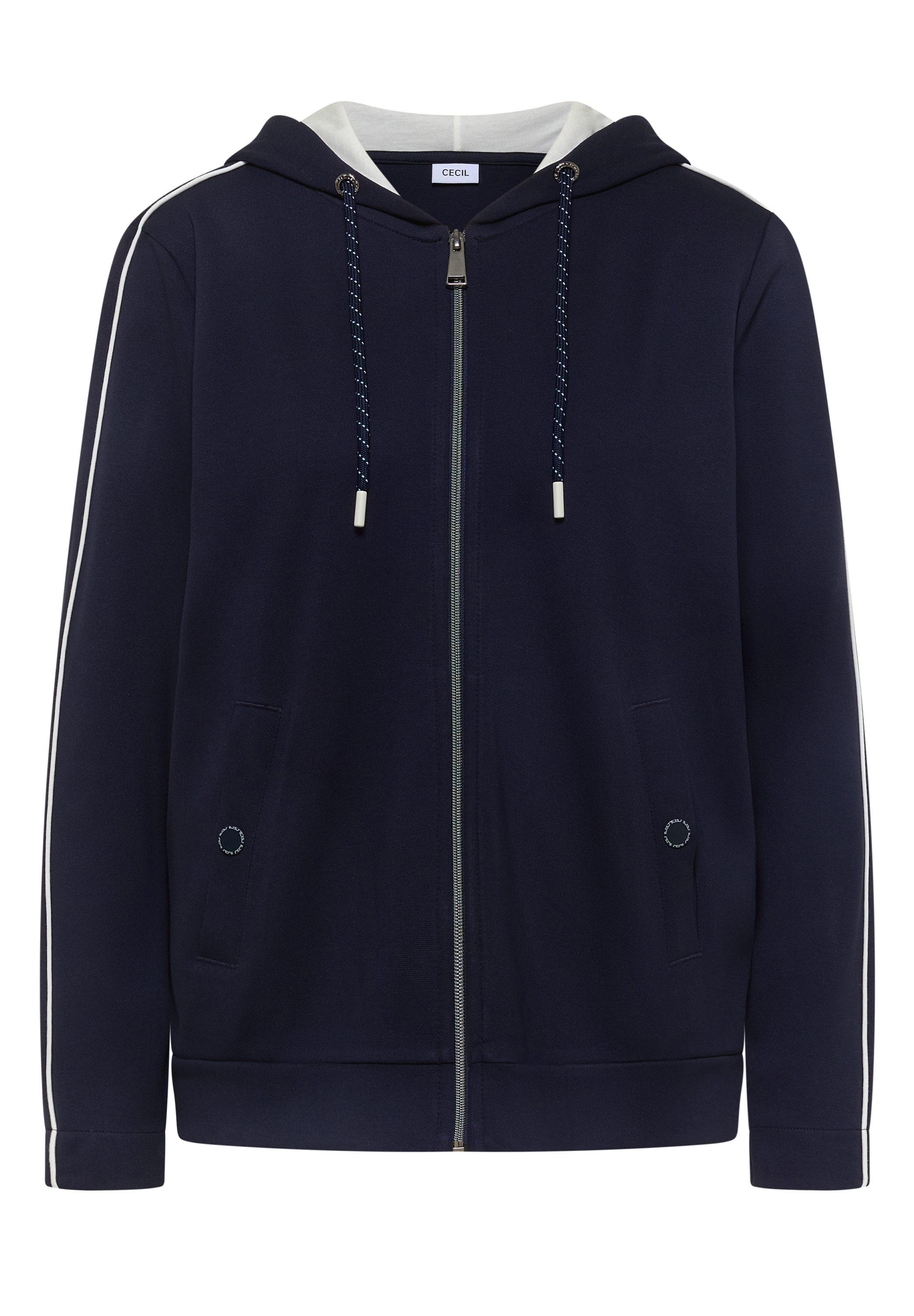 Cecil Cardigan mit Kapuze mit Tunnelzugband