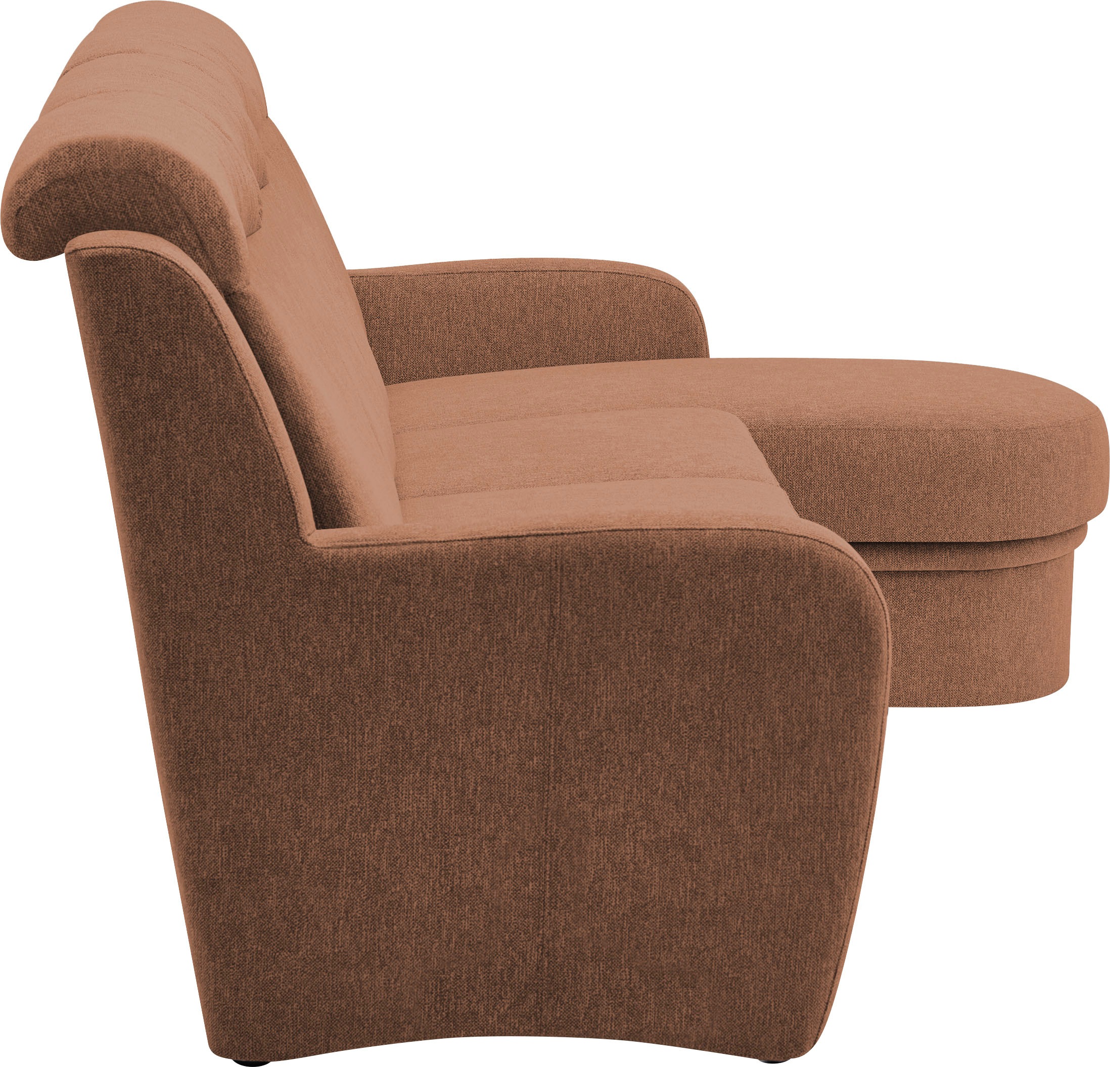 VILLA BECK Ecksofa »Varese L-Form«, (2 St.), Kopfteilverstellung, wahlweise mit Sitzvorzug, in Sitzhöhe 46 cm