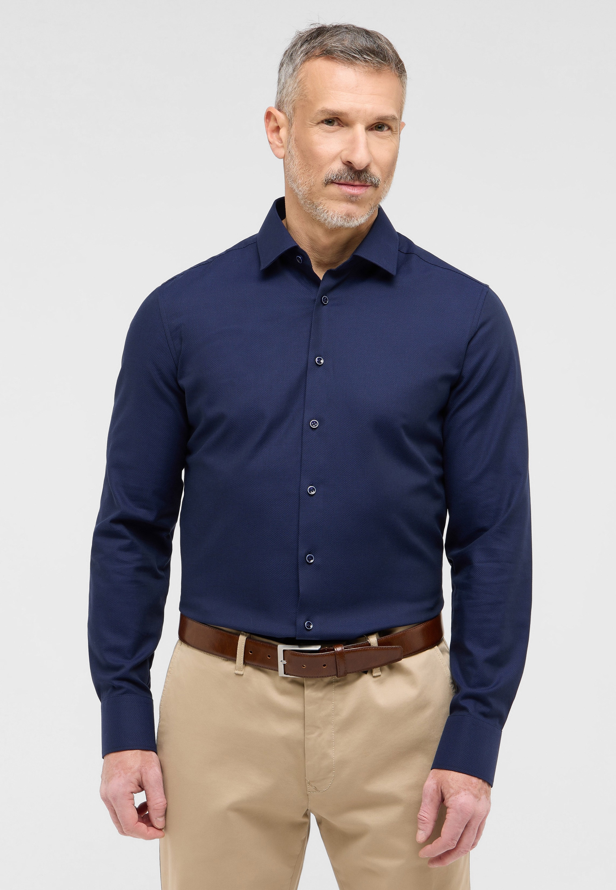 Eterna Langarmhemd »SLIM FIT«, NON IRON (bügelfrei)