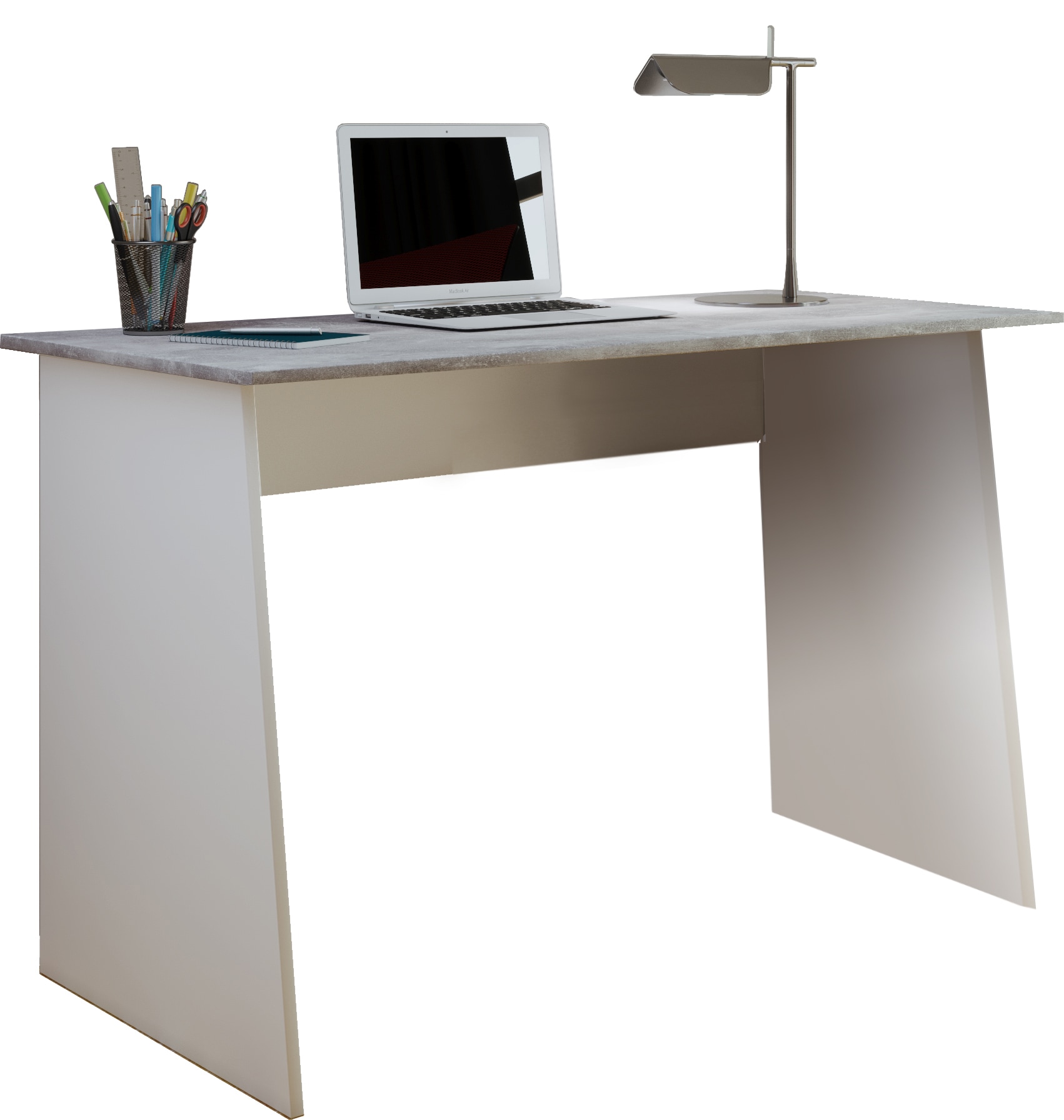 VCM Schreibtisch "Holz Schreibtisch Computertisch Masola Maxi" 1 Stk. tlg.