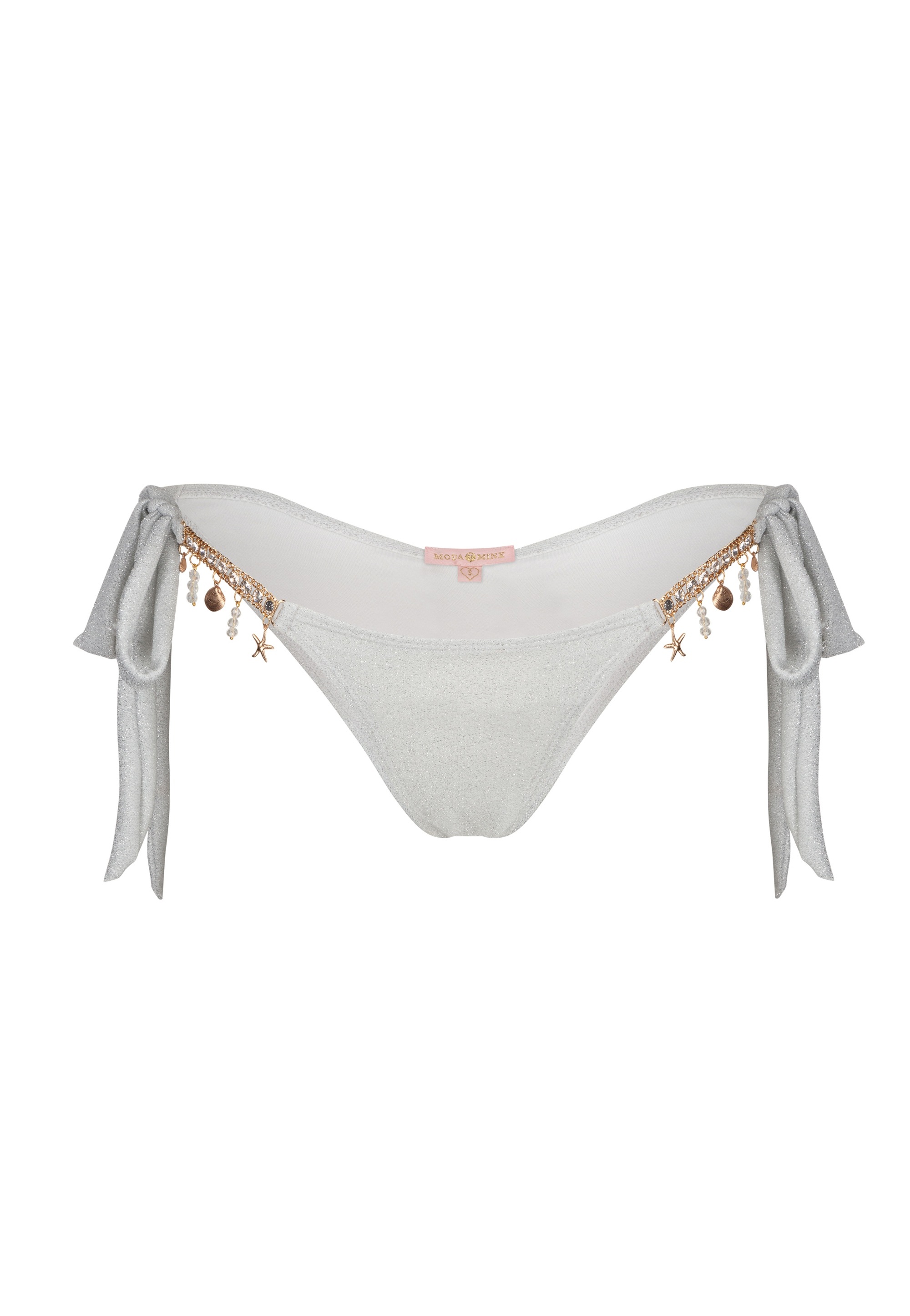 Moda Minx Bikini-Hose »Lumiere Seychelles«, mit Glitzersteinchen und Anhängern