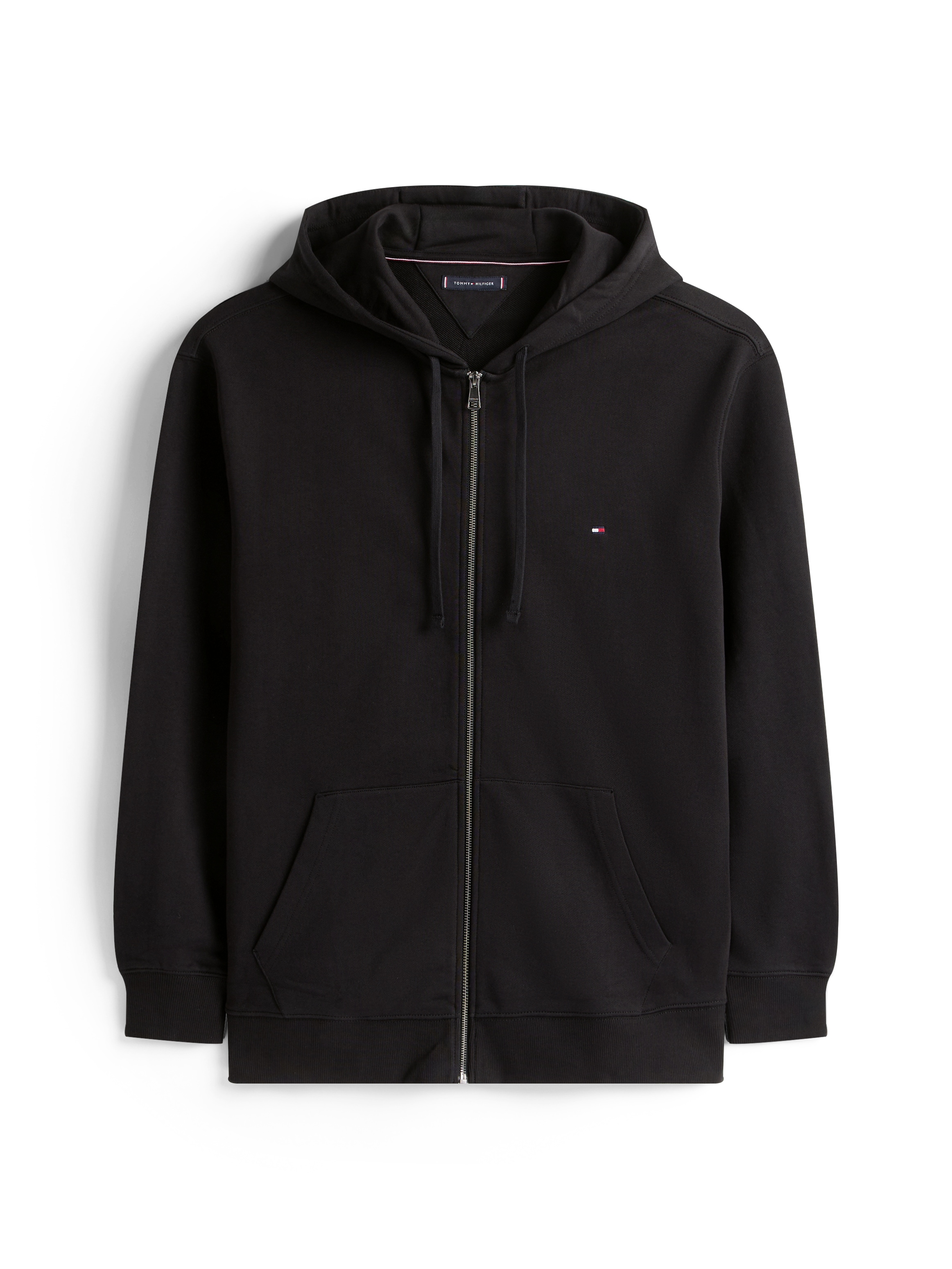 Tommy Hilfiger Big & Tall Kapuzensweatjacke »BT-ESSENTIAL TERRY ZIP THROUGH«, Große Größen, Kapuze mit Tunnelzug