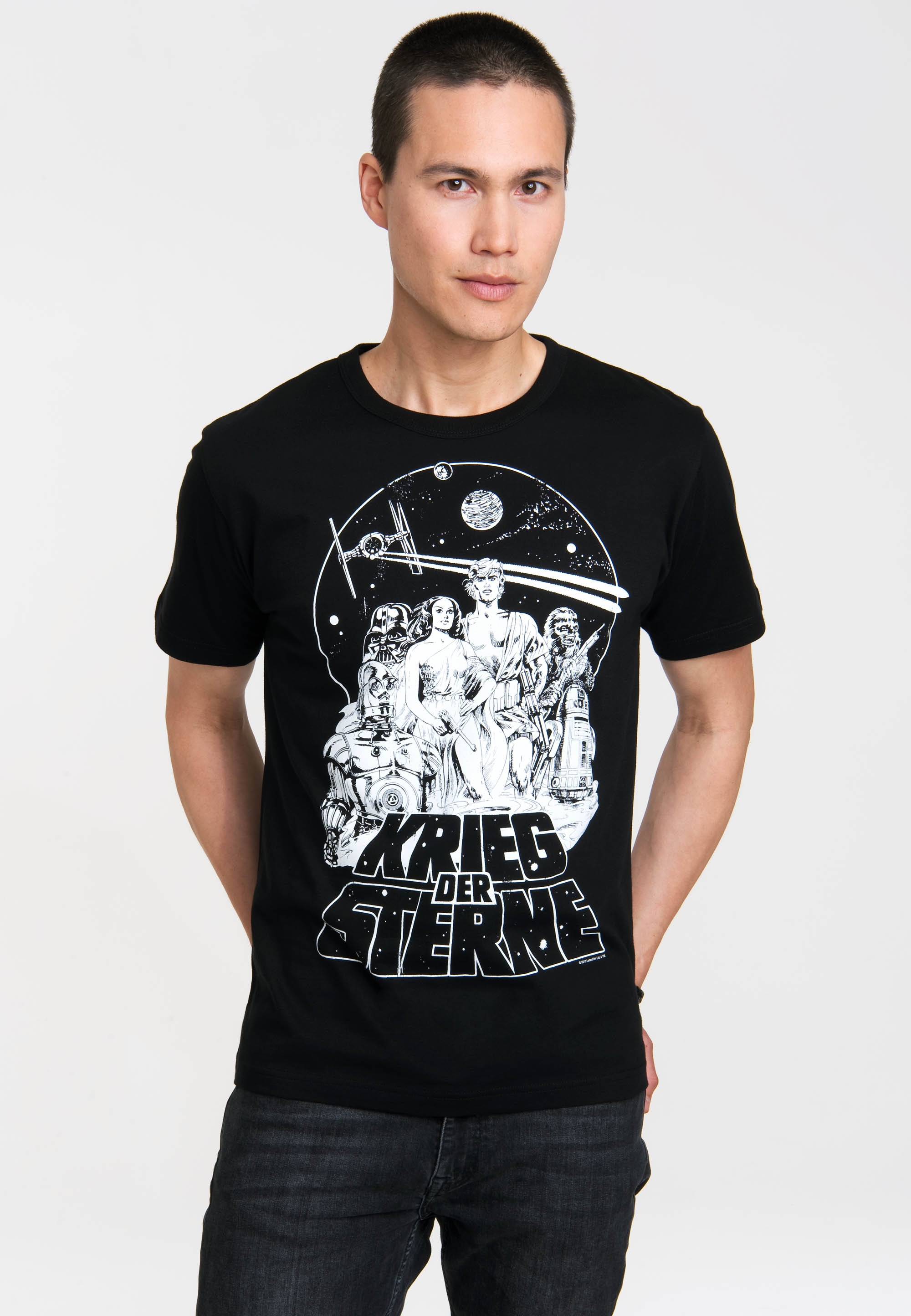 T-Shirt »Krieg der Sterne - Emblem«, mit coolem Frontprint