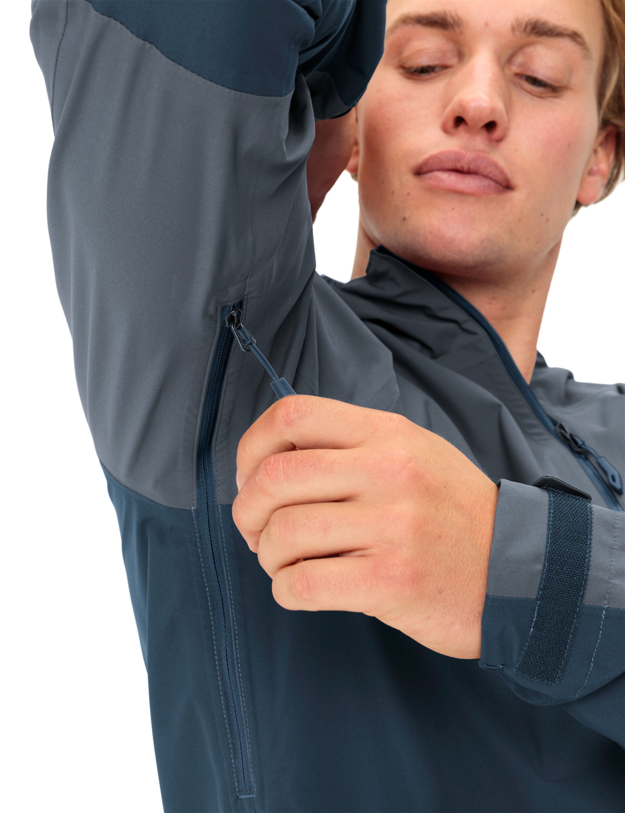 Thumbnail - VAUDE Regenjacke "MENS MOAB RAIN JACKET" wasserdicht, winddicht, atmungsaktiv, mit Reißverschluss