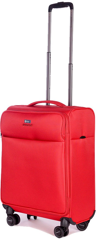 Stratic Weichgepäck-Trolley »Stratic Light + S, red«, 4 Rollen, Handgepäck Reisekoffer Reisegepäck TSA-Zahlenschloss