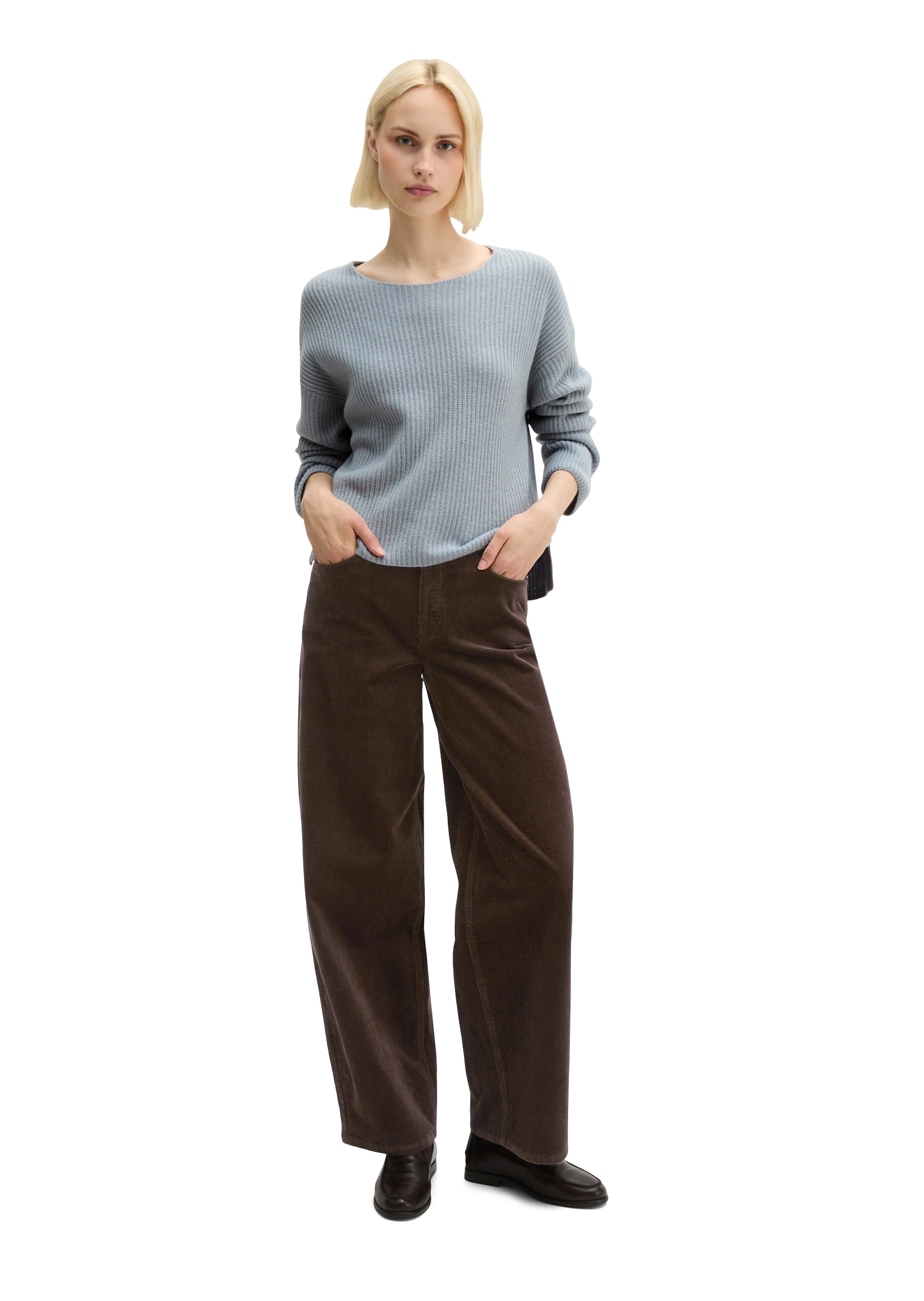 Marc O'Polo Strickpullover loose aus weichem Schurwolle-Mix