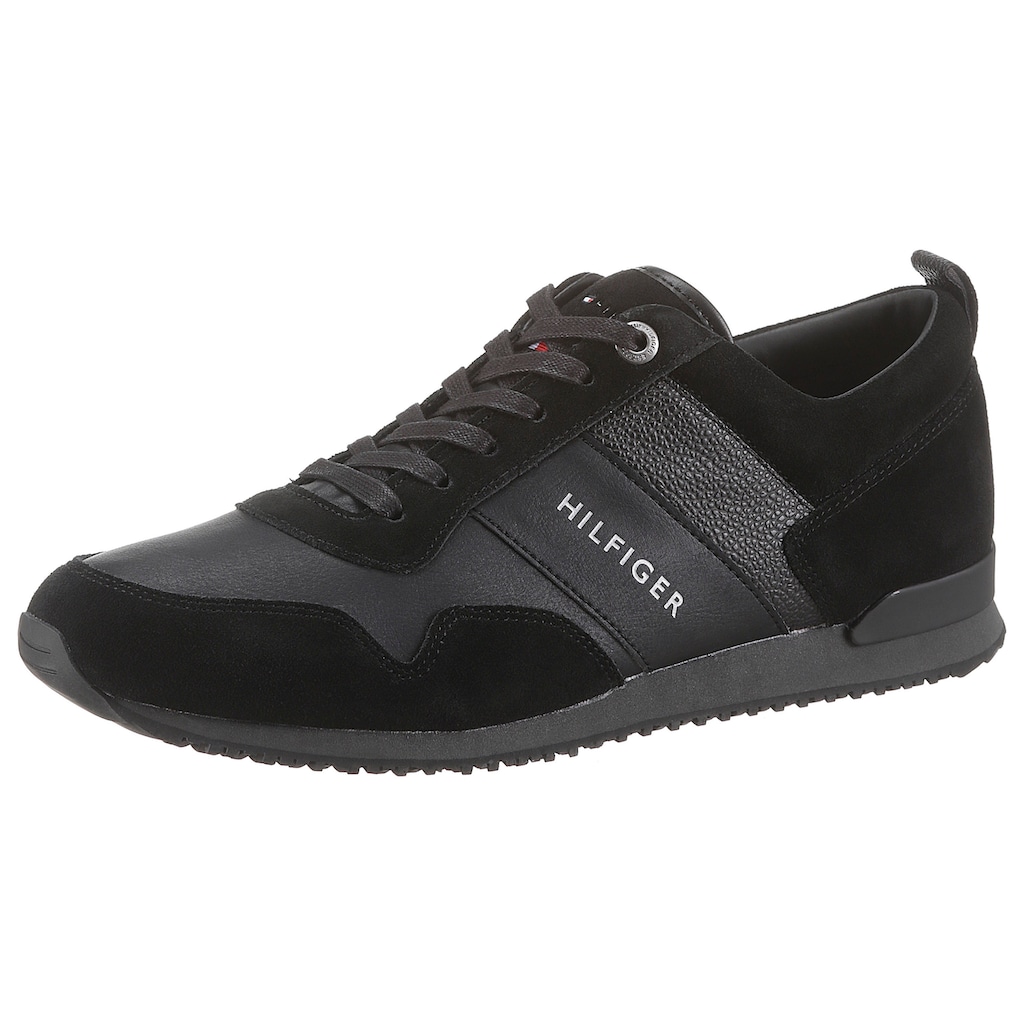 Tommy Hilfiger Sneaker »ICONIC LEATHER SUEDE MIX RUNNER«