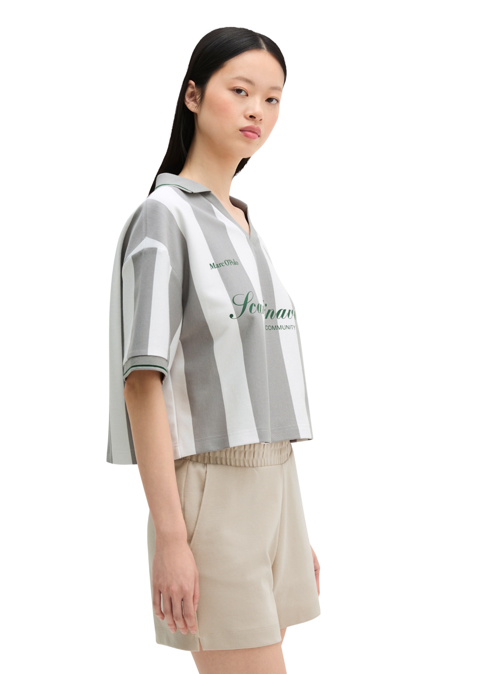 Marc O'Polo T-Shirt »aus Organic Cotton-Mix«