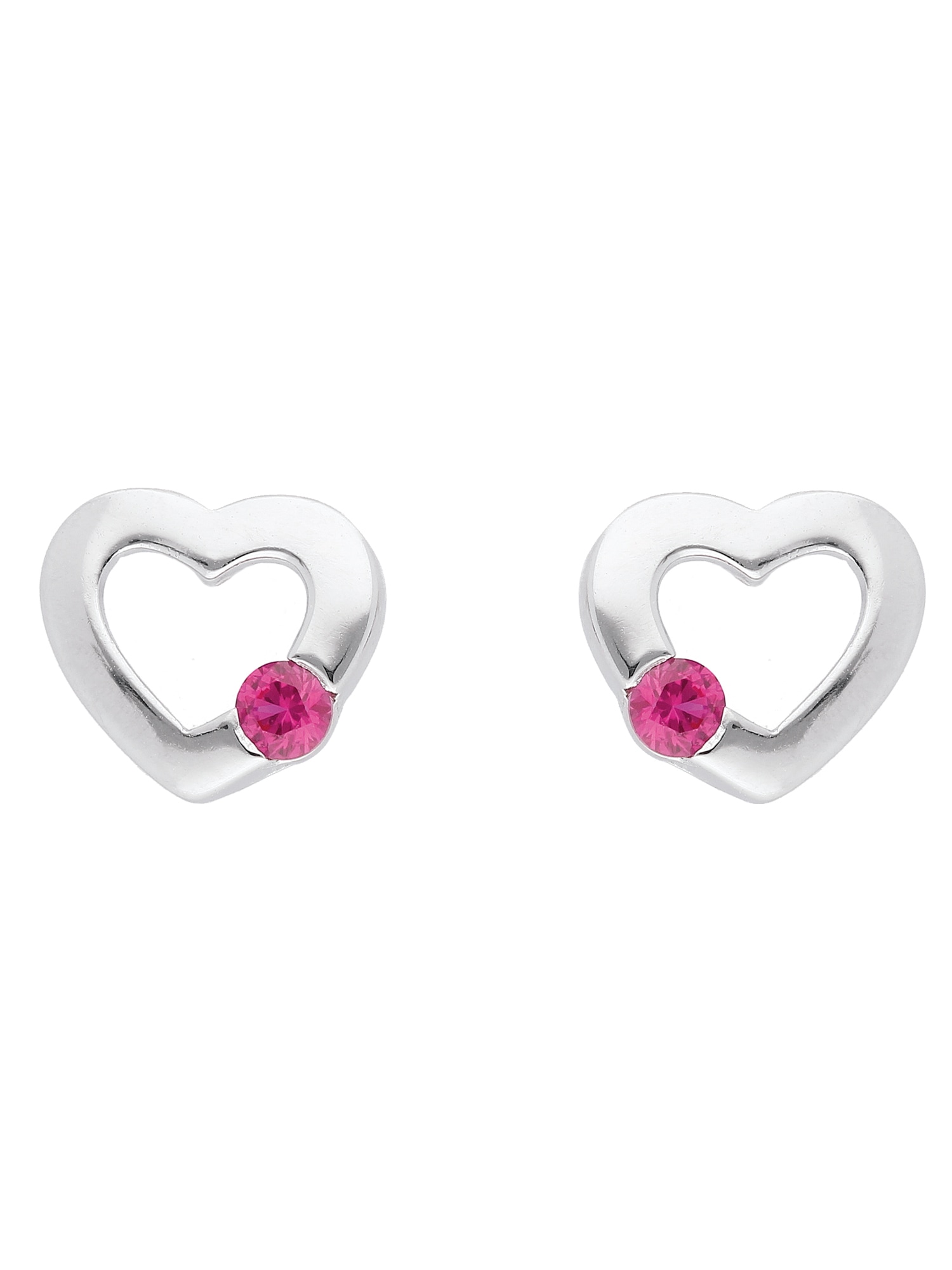 Adelia´s Paar Ohrhänger »925 Silber Ohrringe Ohrstecker Herz Ø 7,3 mm«, mit  Zirkonia Silberschmuck für Damen online kaufen | BAUR