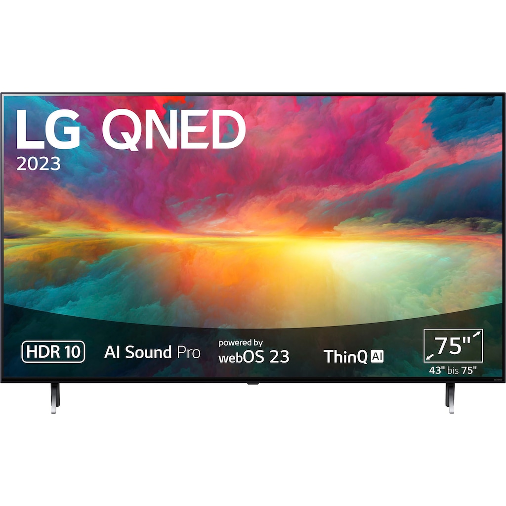 LG QNED-Fernseher »75QNED756RA«, 190 cm/75 Zoll, 4K Ultra HD, Smart-TV