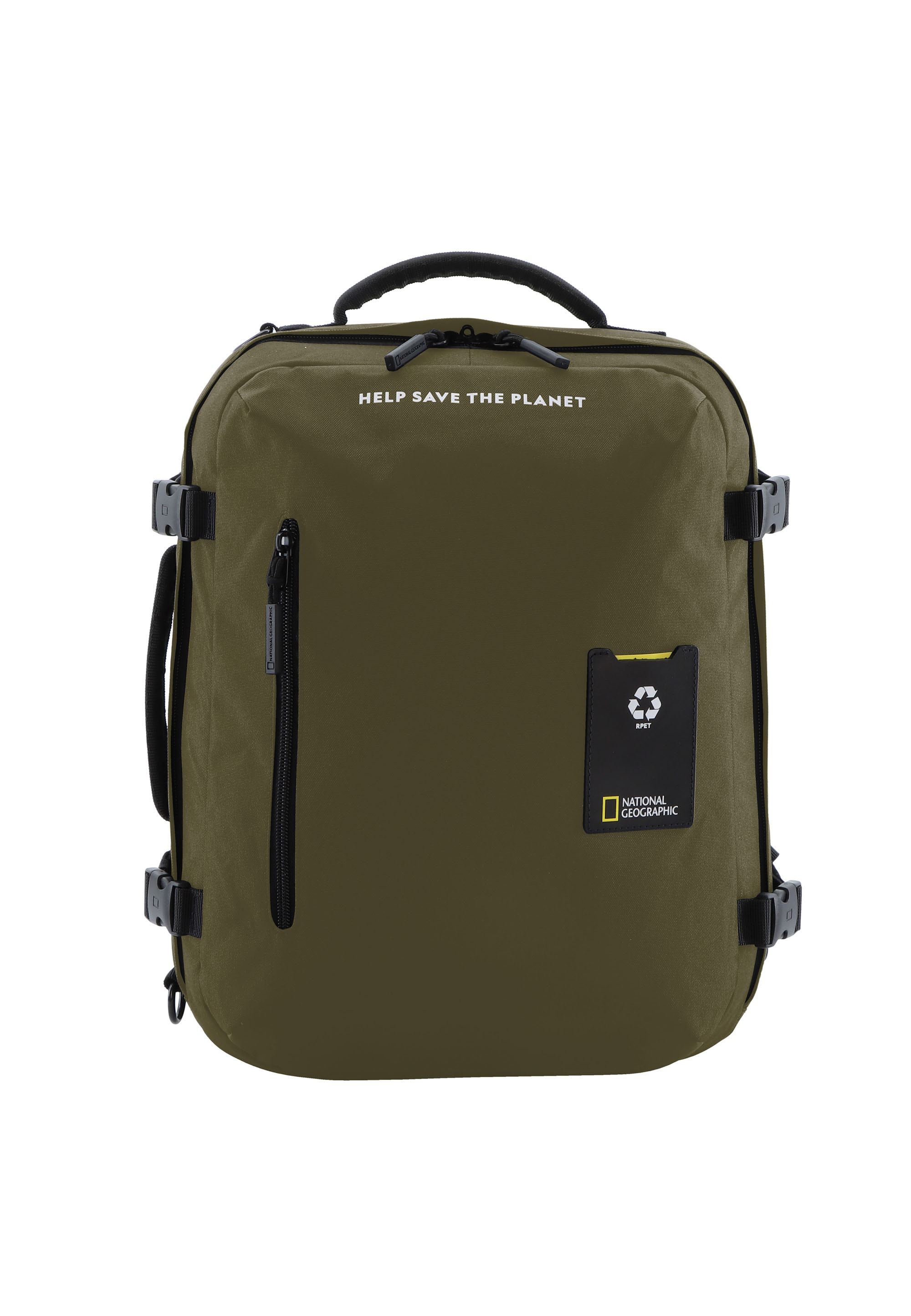 NATIONAL GEOGRAPHIC Cityrucksack "OCEAN", Hergestellt aus recycelten PET-Flaschen