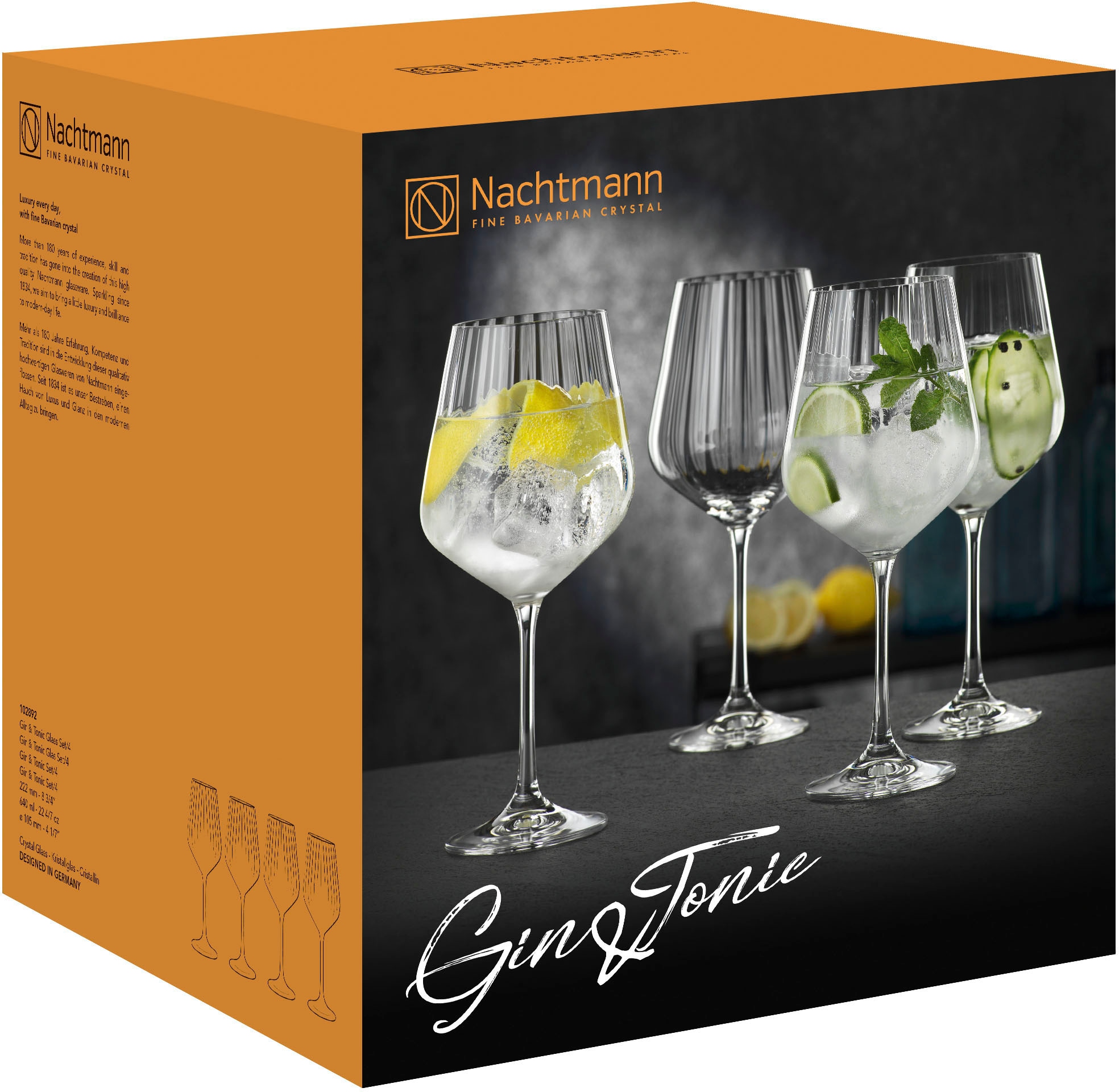 Nachtmann Cocktailglas »Celebration«, (Set, 4 tlg.), 640 ml, 4-teilig