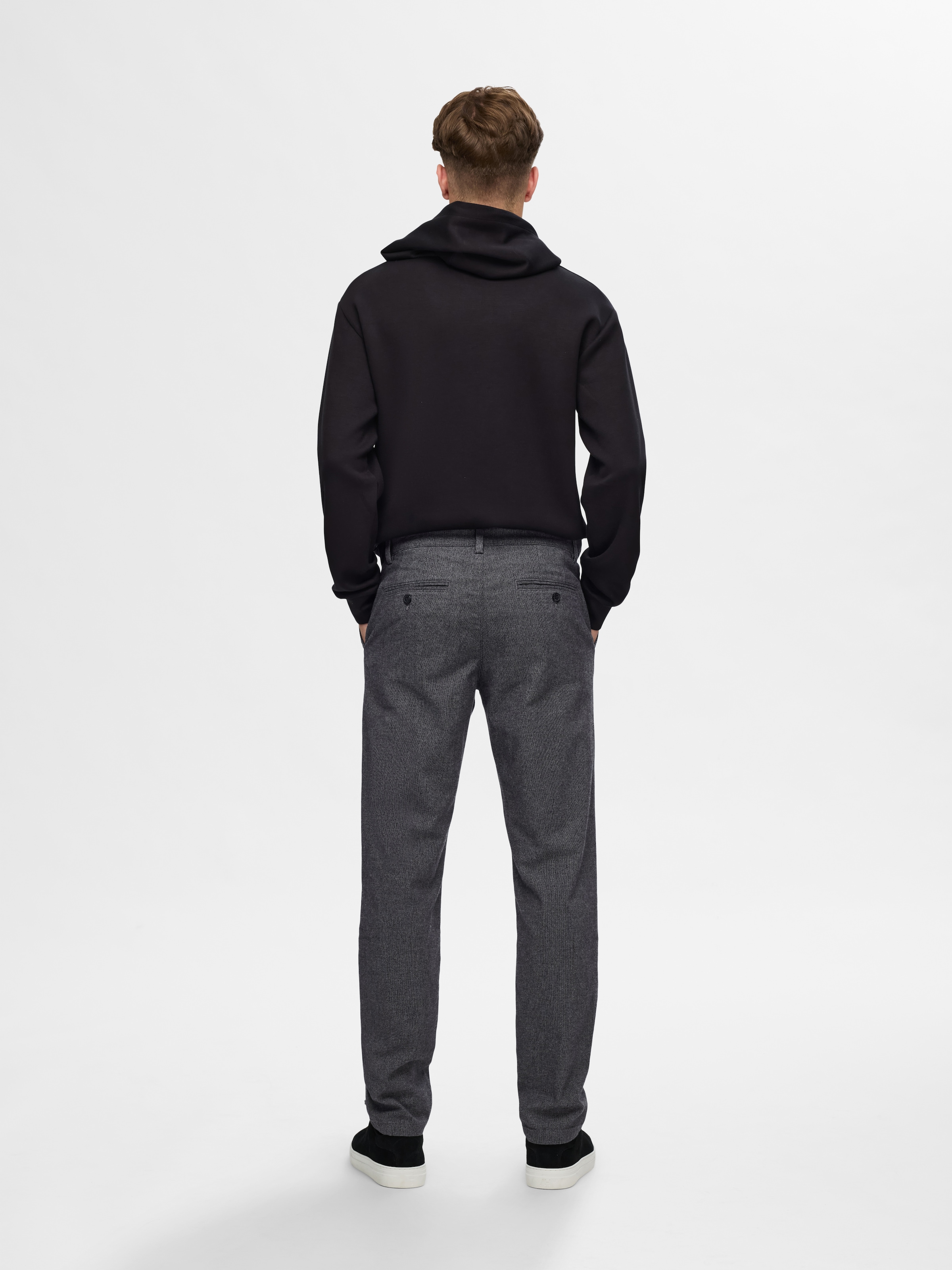 SELECTED HOMME Chinohose »SLH175-SLIM MILES BRUSHED PANTS W NOOS«