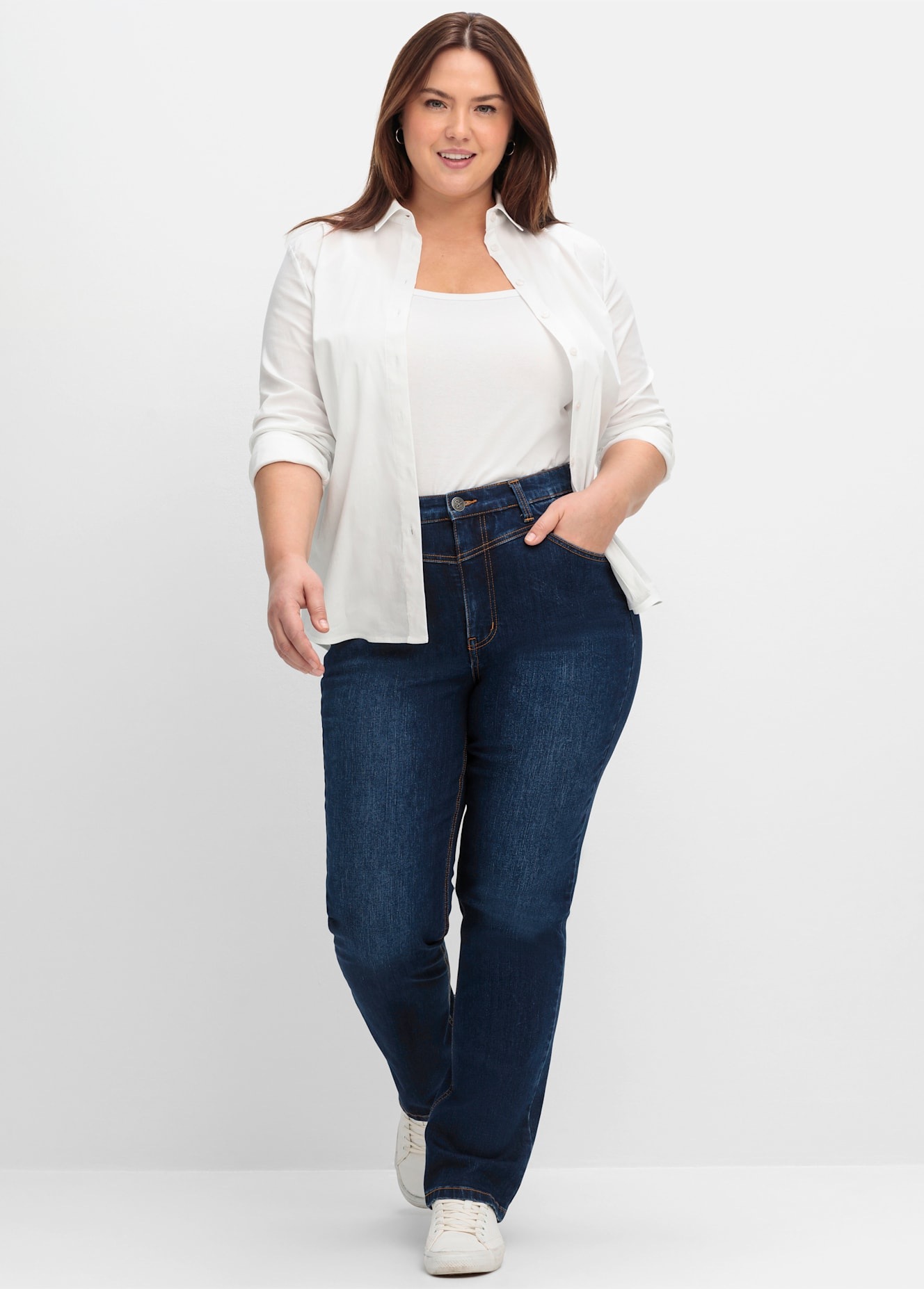 Sheego 5-Pocket-Jeans, (1 tlg.) günstig online kaufen