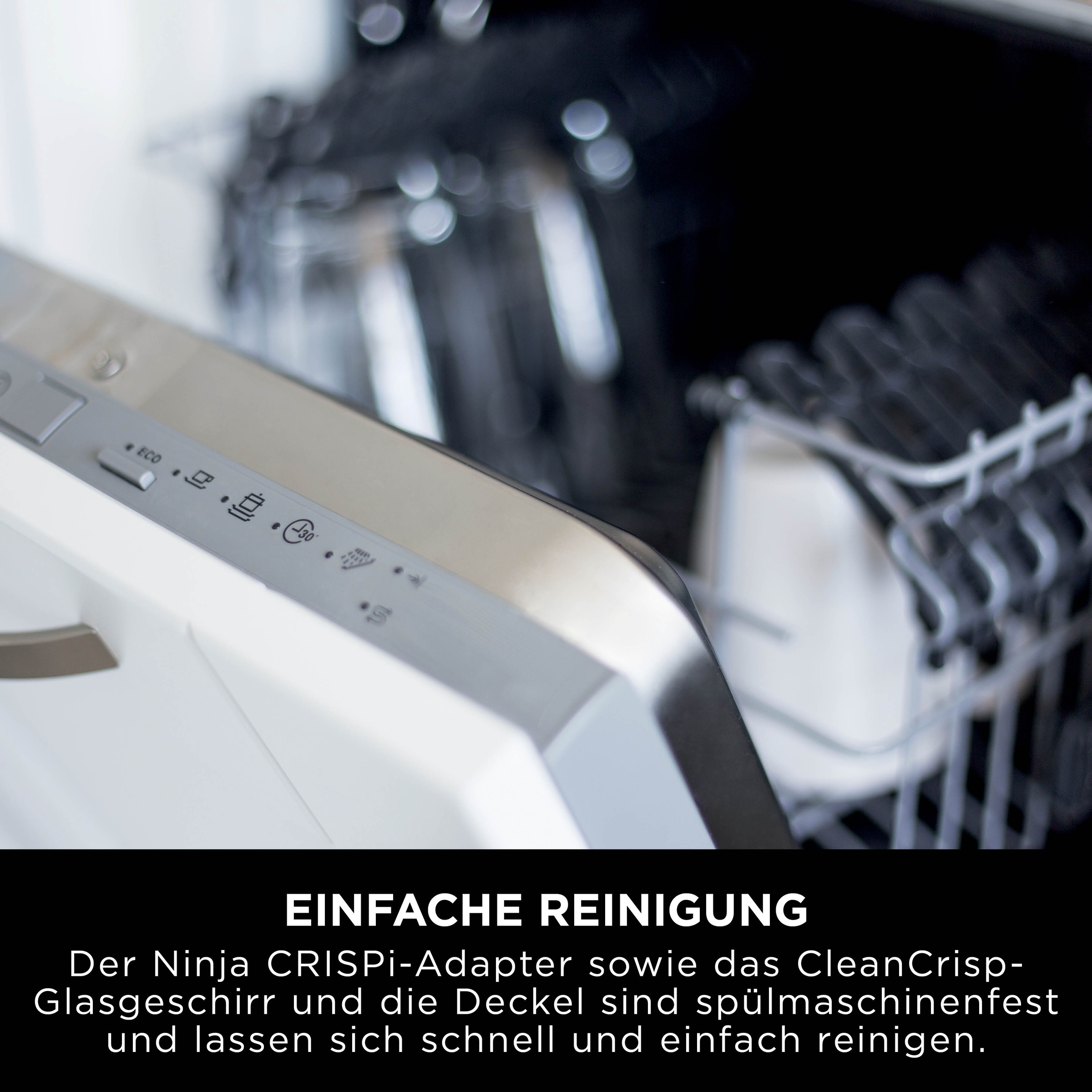 NINJA Heißluftfritteuse »CRISPi 4-in-1 Cyber Space - FN101EUGY« 1700 W tragbar