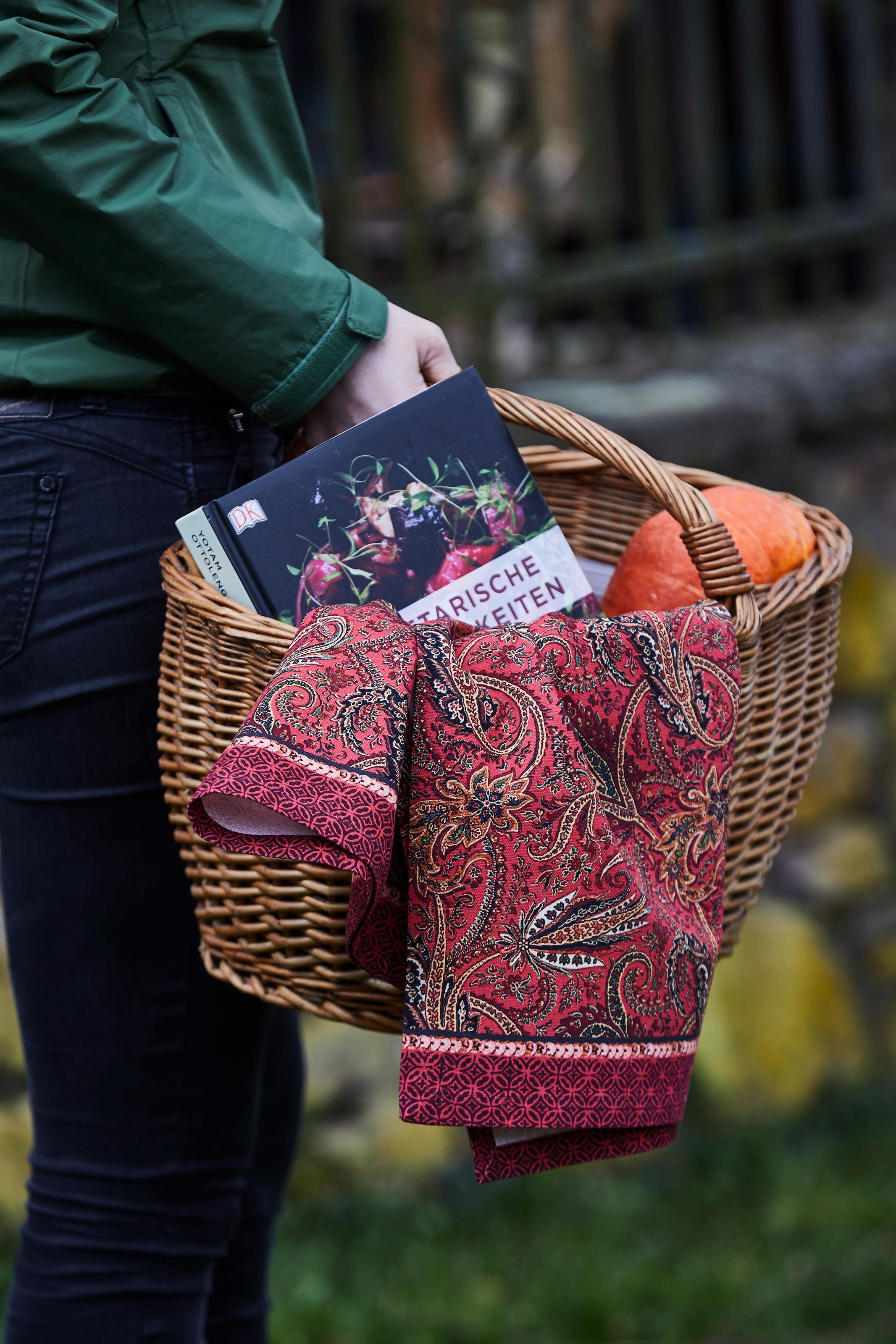 APELT Mitteldecke "1310 Herbstzeit, Herbstdeko, Herbst" Digitaldruck günstig online kaufen