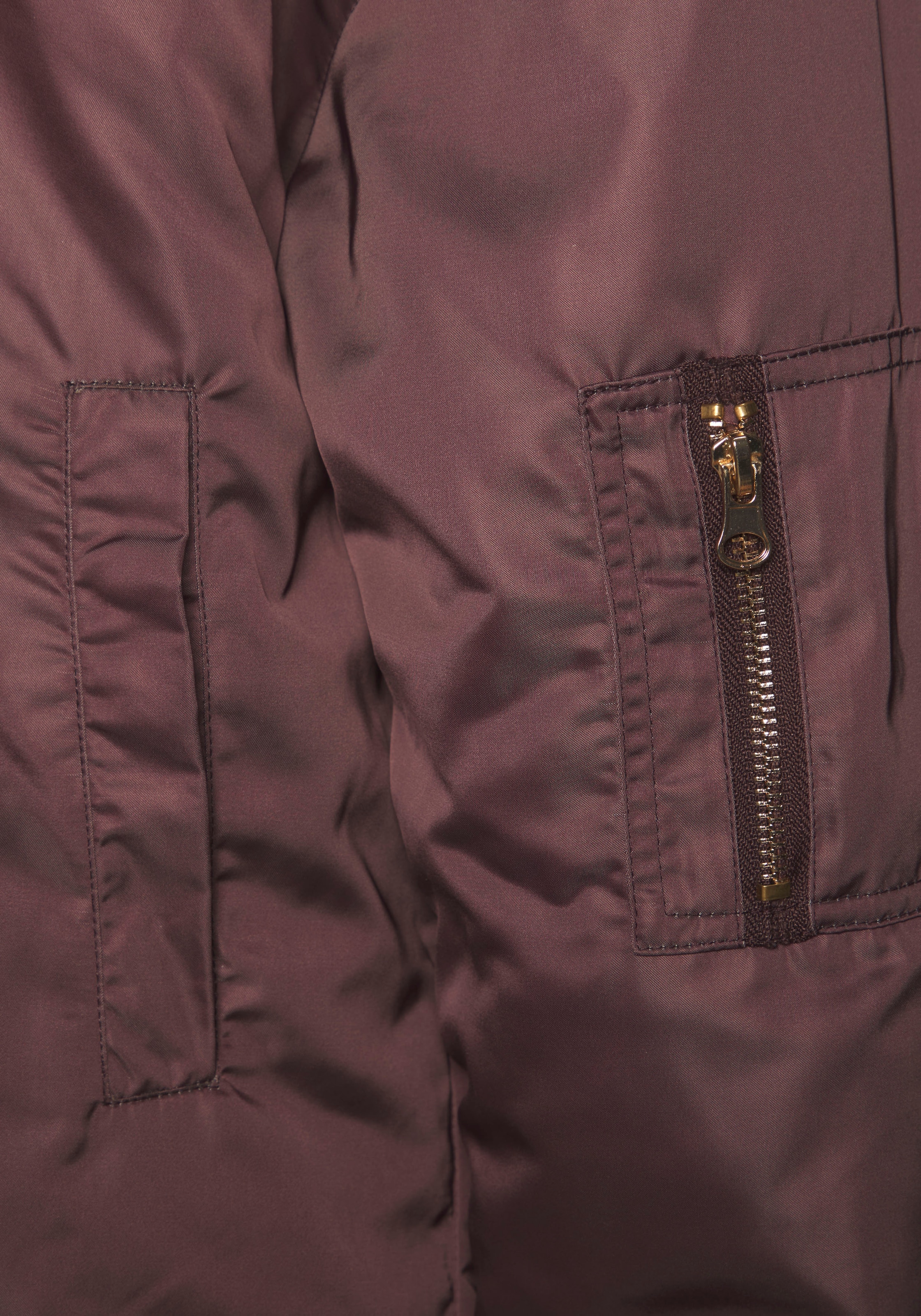 Buffalo Wendejacke, mit Uni/Leoprint, Bomberjacke, modisch