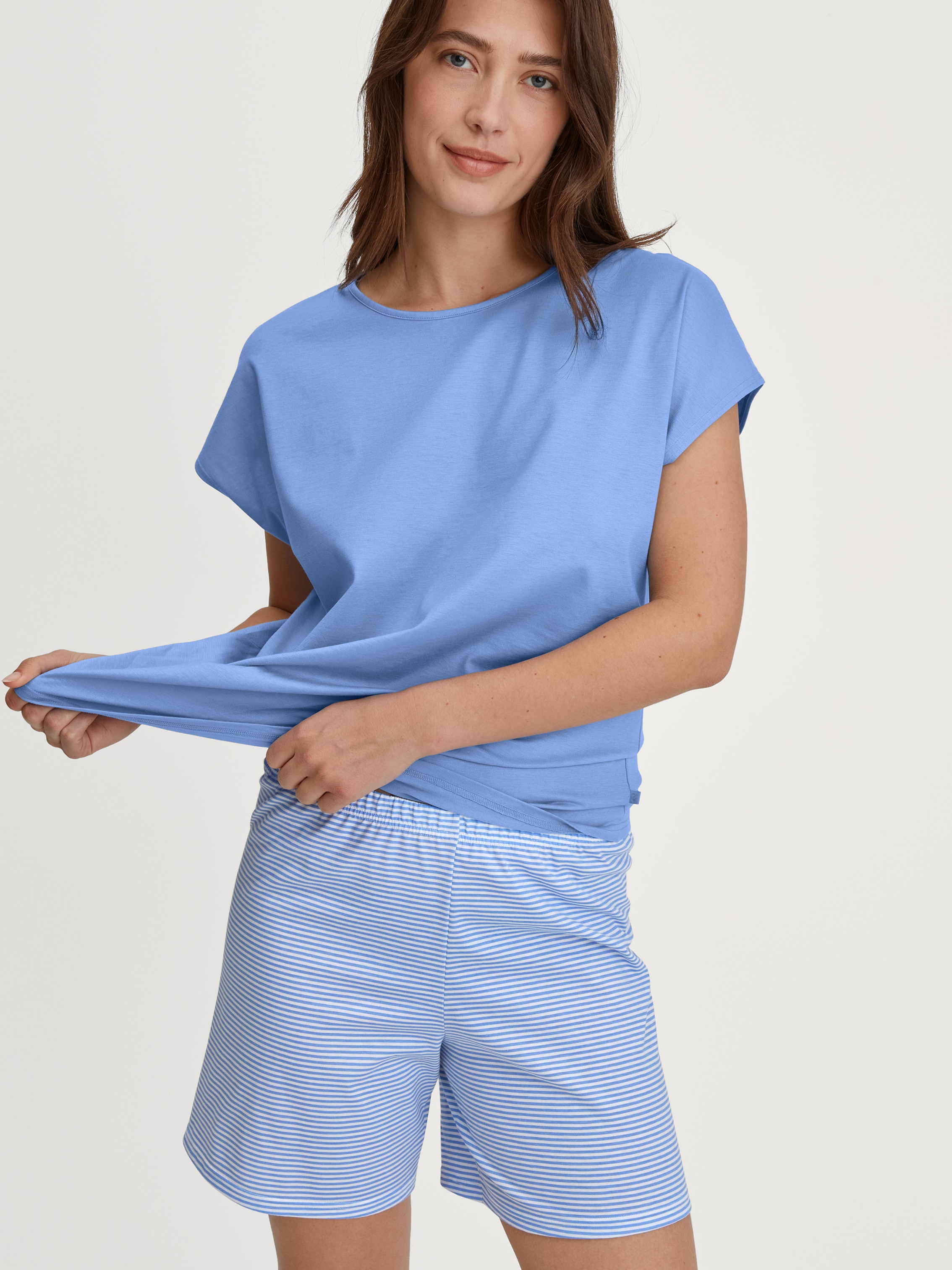 CALIDA Shorty "Lovely Nights", (2 tlg.), Rundhalsausschnitt, Baumwolle, kur günstig online kaufen