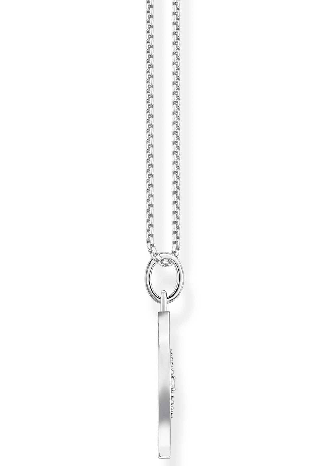 THOMAS SABO Kette mit Anhänger »Tree of Love, KE2148-643-14-L45V«, mit Zirkonia (synth.)