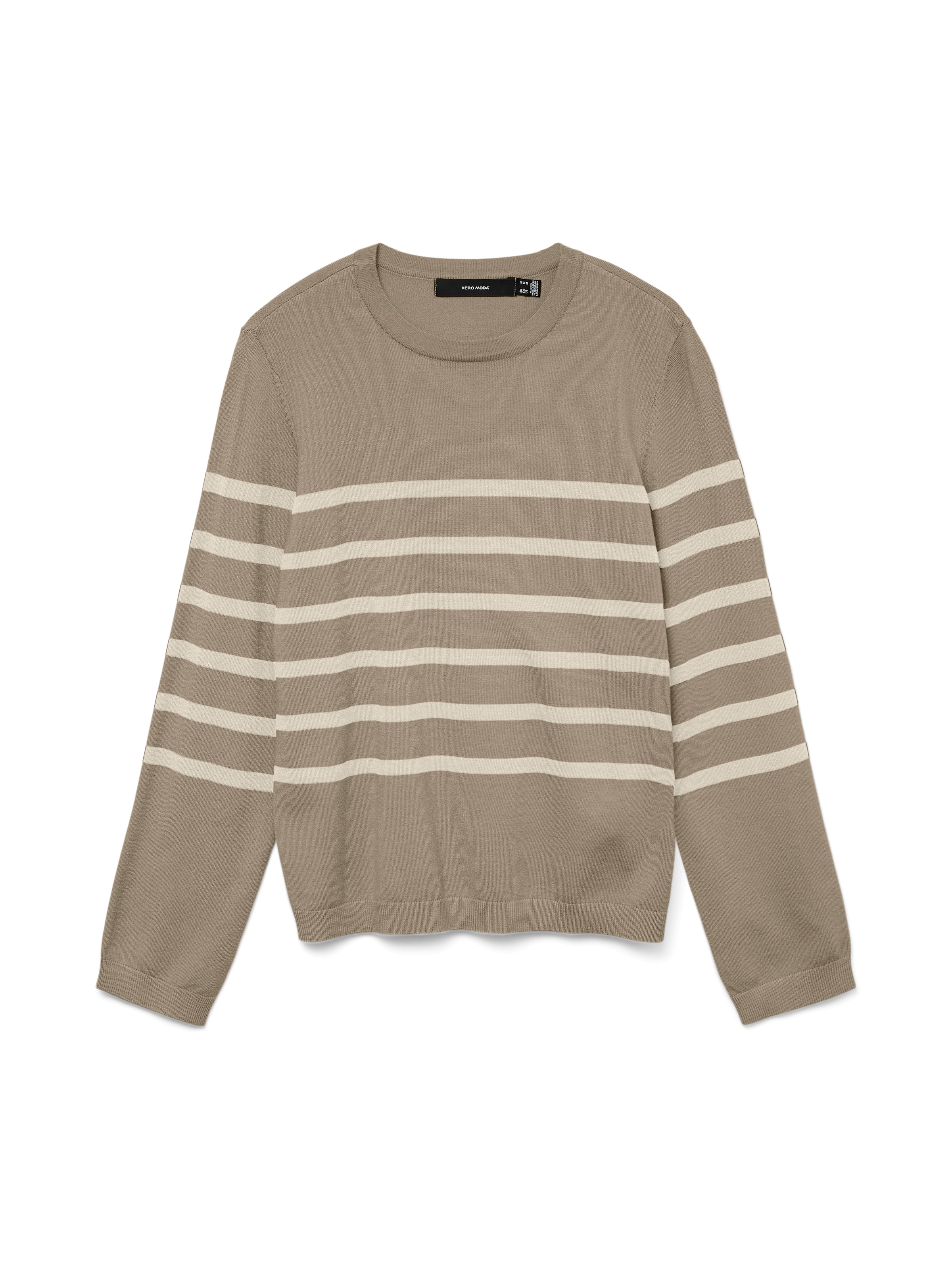 Vero Moda Rundhalspullover »VMSABA PLAIN LS O-NECK PULLOVER GA NOOS«