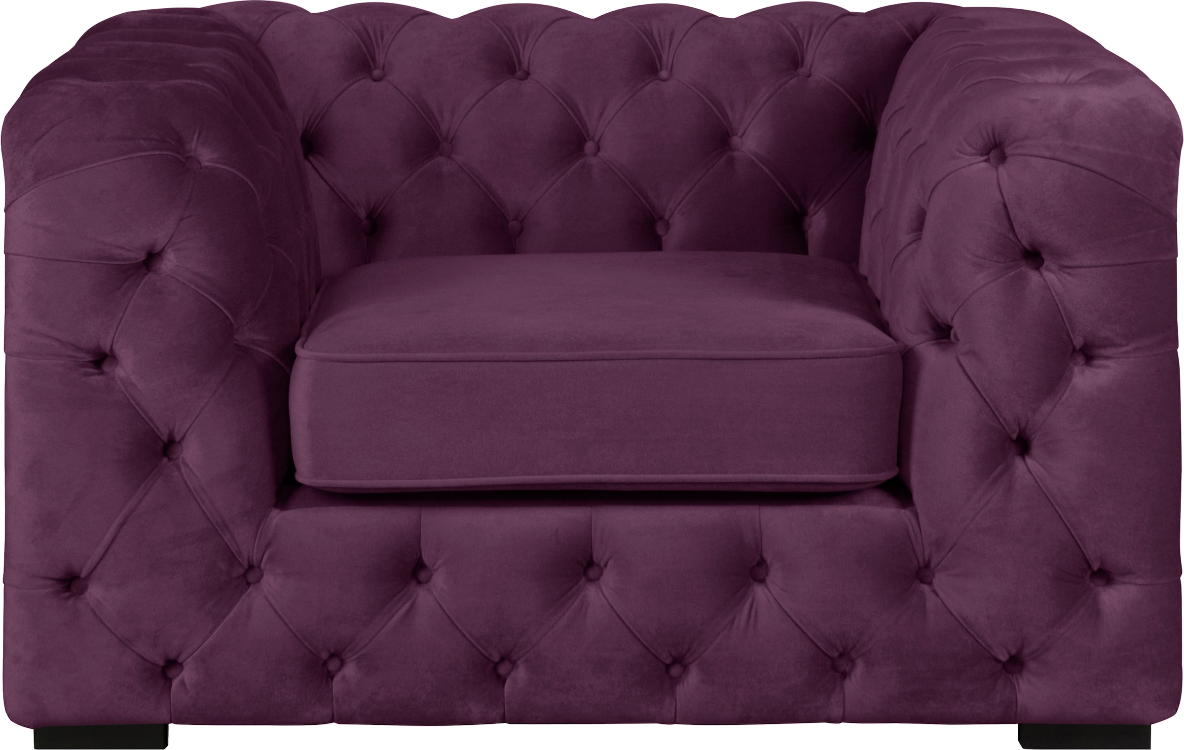 Home affaire Chesterfield-Sessel "Kalina Sessel", mit klassischer Chesterfi günstig online kaufen