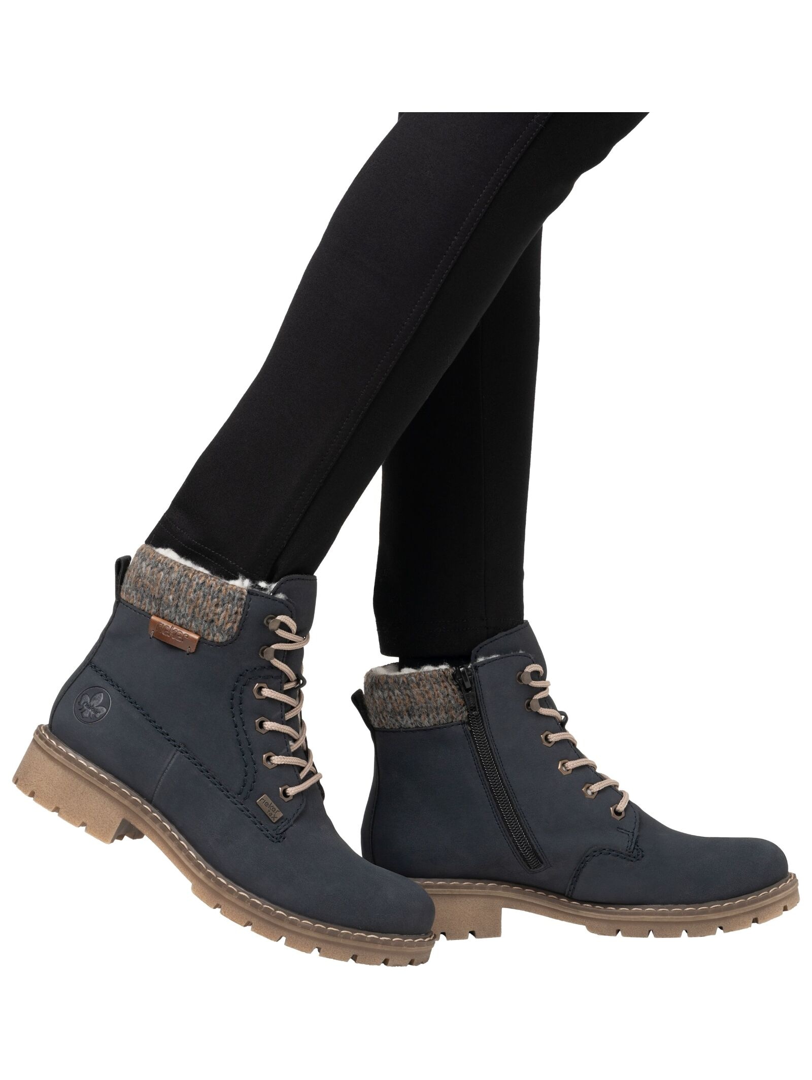 Rieker Schnürstiefelette »Rieker Stiefelette Lederimitat«