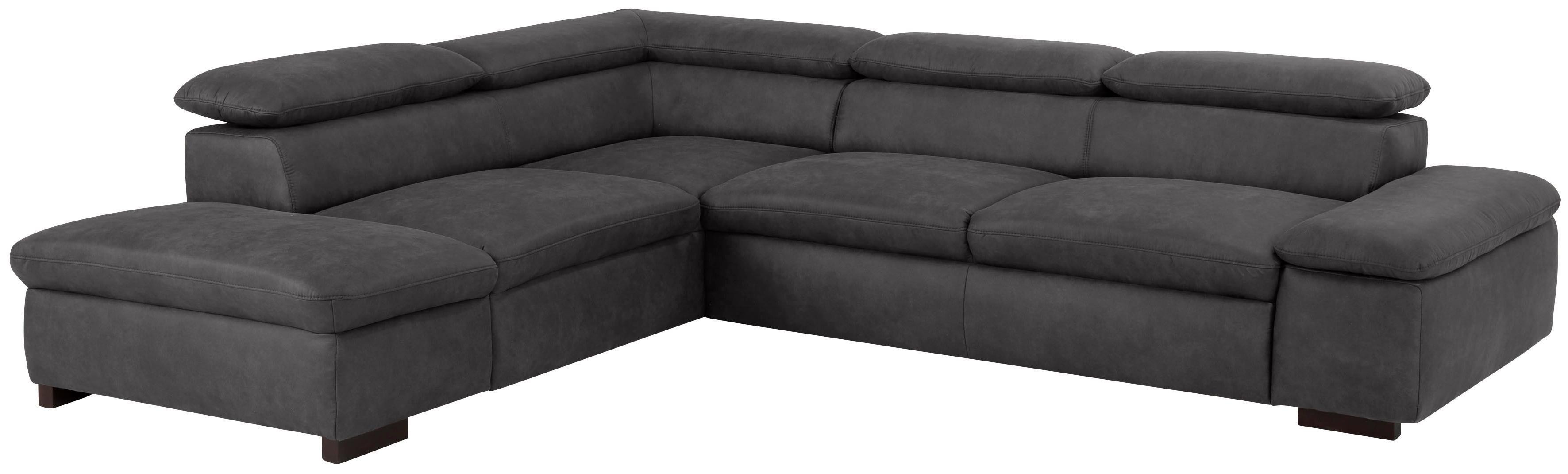 OTTO home Ecksofa "Alberto L-Form" mit Kopfteilverstellung, wahlweise mit Schlaffunktion