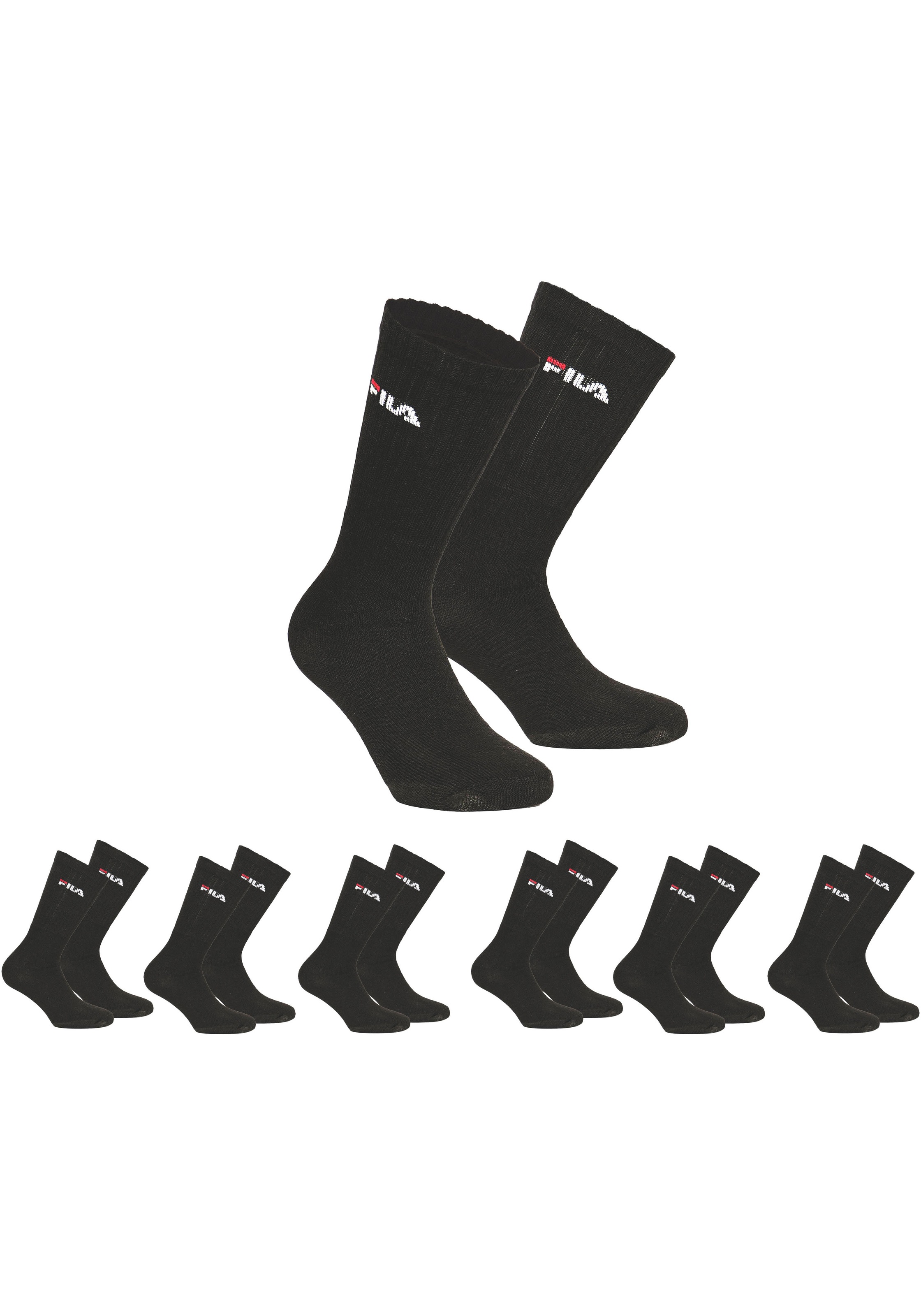 Fila Sportsocken "UNISEX CREW TENNIS FULL TERRY SOCKS" 6 Paar tlg. mit eing günstig online kaufen