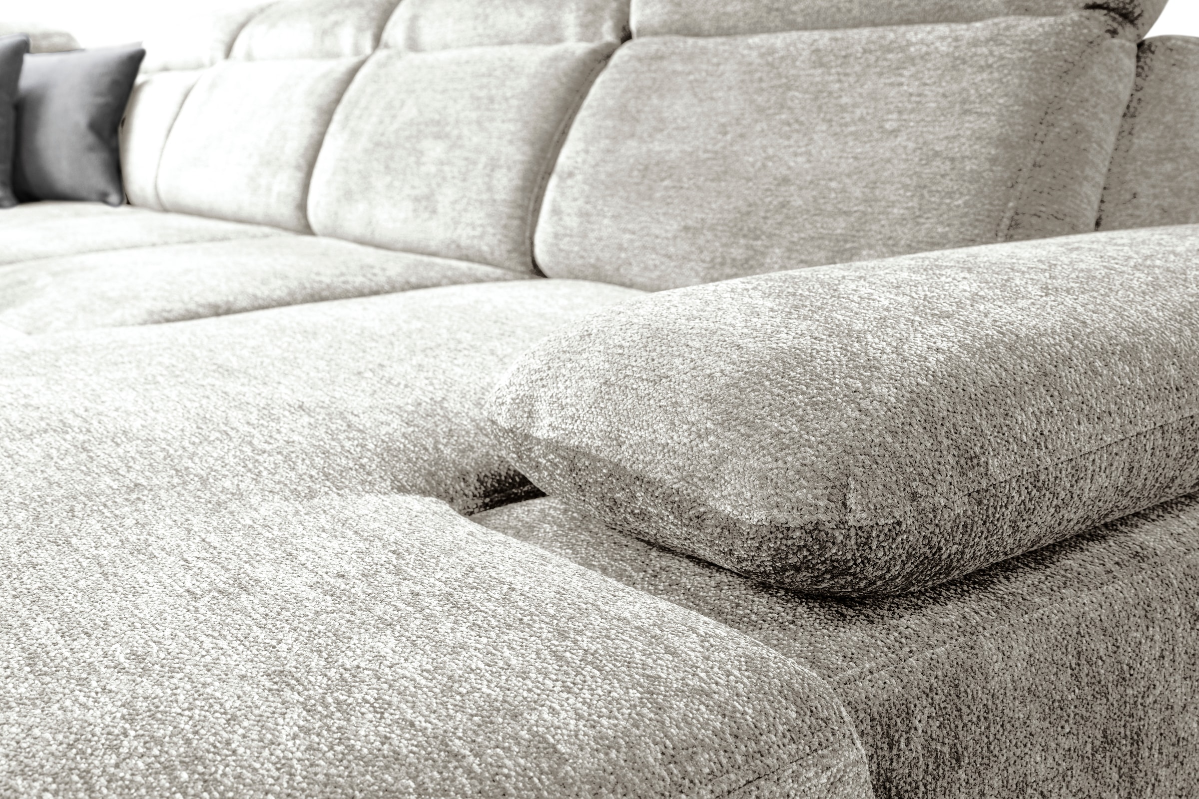 WERK2 Wohnlandschaft »Cordoba inkl. Bett, Bettkasten und Kopfteilfunktion, Breite 359cm«