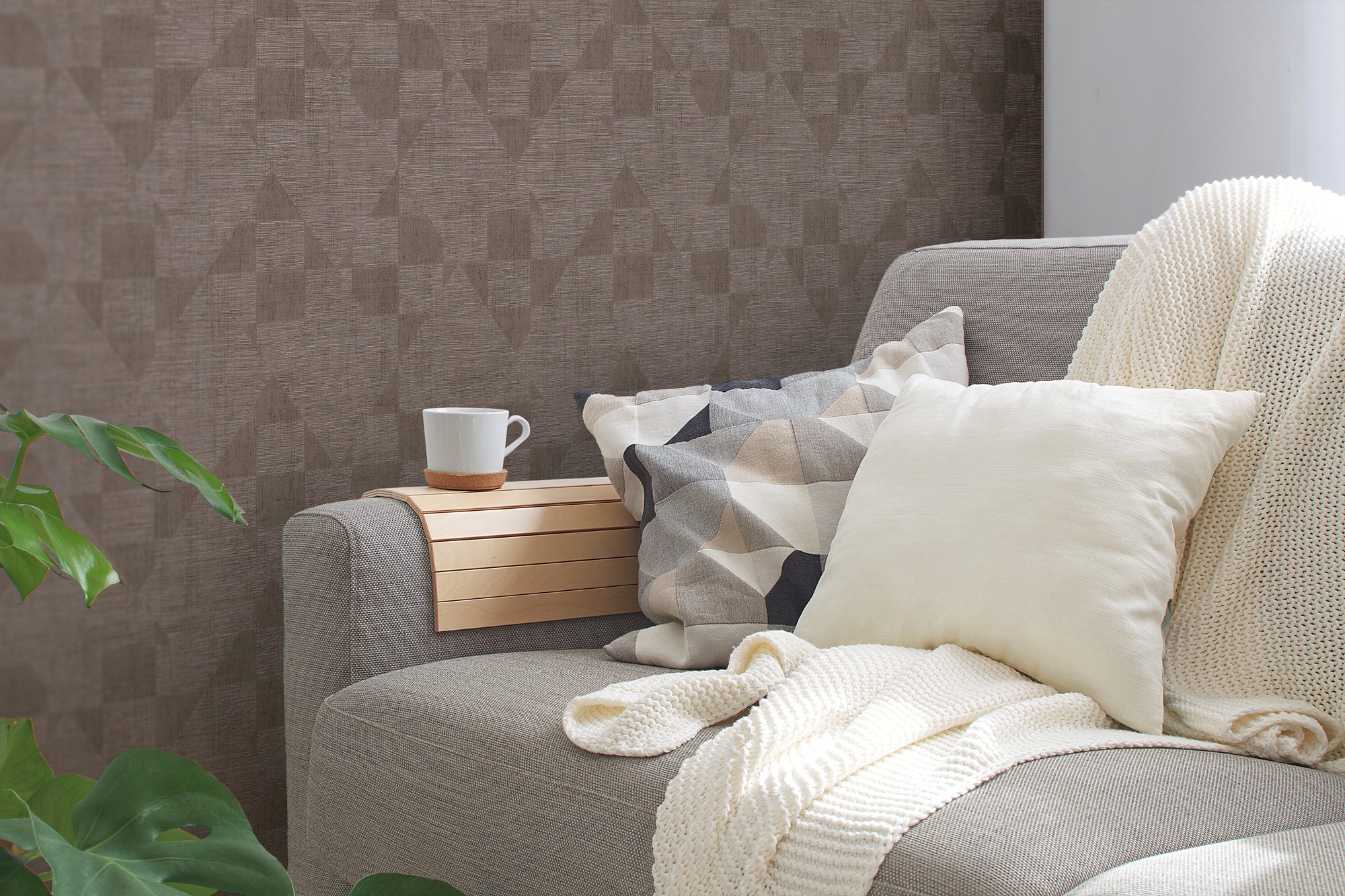 living walls Vliestapete »Titanium«, geometrisch-grafisch-Motiv, Tapete Geometrisch Tapeten Wohnzimmer Schlafzimmer Küche modern Design