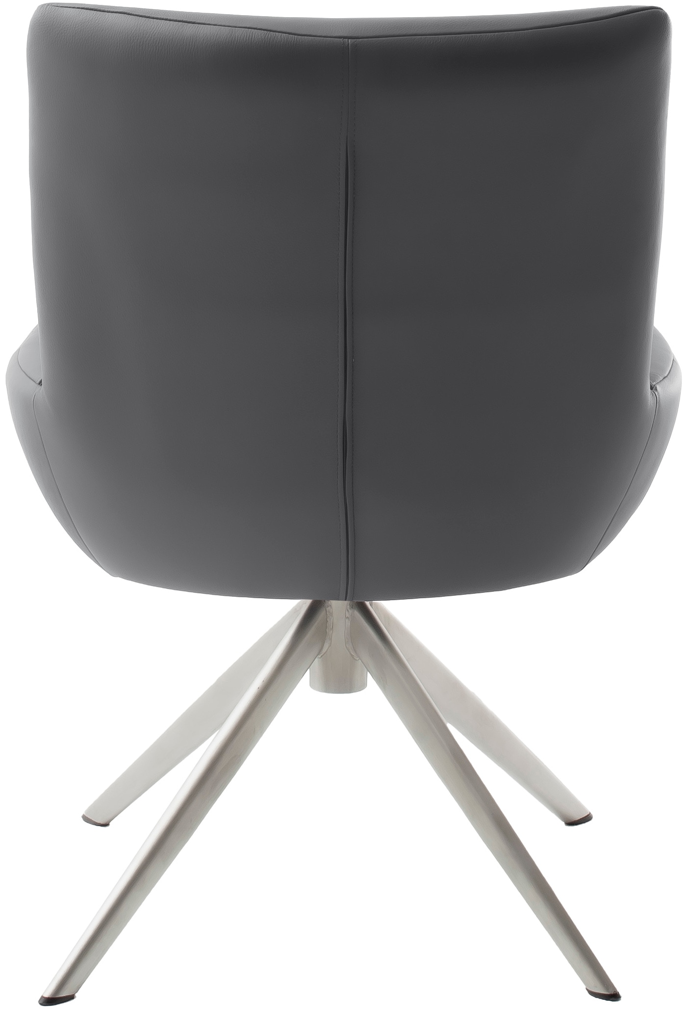 MCA furniture 4-Fußstuhl »WILSON Esszimmerstuhl, Armlehnstuhl, Polsterstuhl, modern«, (Set), 1 St., Leder, Stuhl, Armlehnenstuhl, drehbar, Taschenfederkern, belastbar 160 kg,XXL