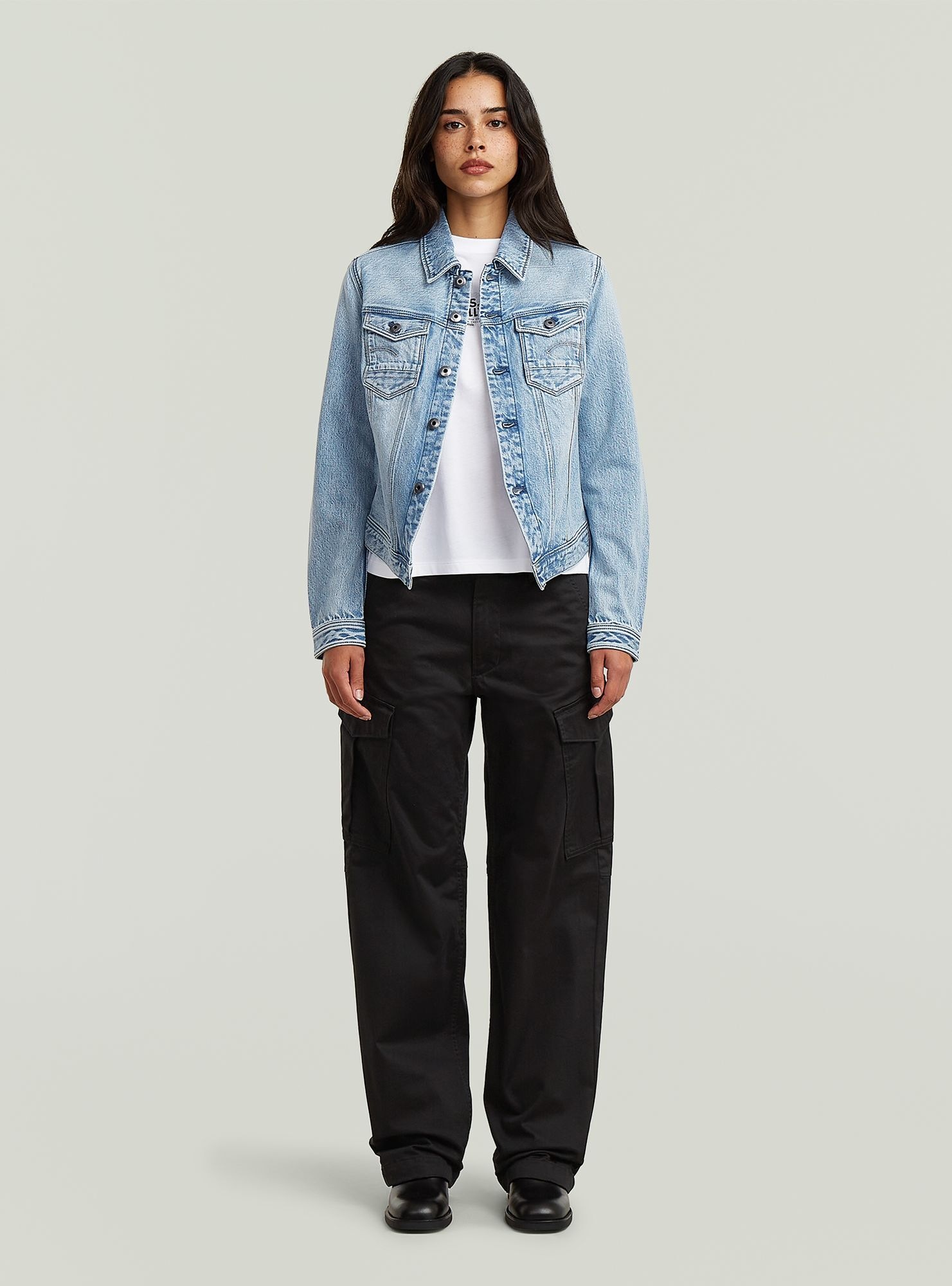 G-STAR Jeansjacke »Pitched Hem Slim Jacke«