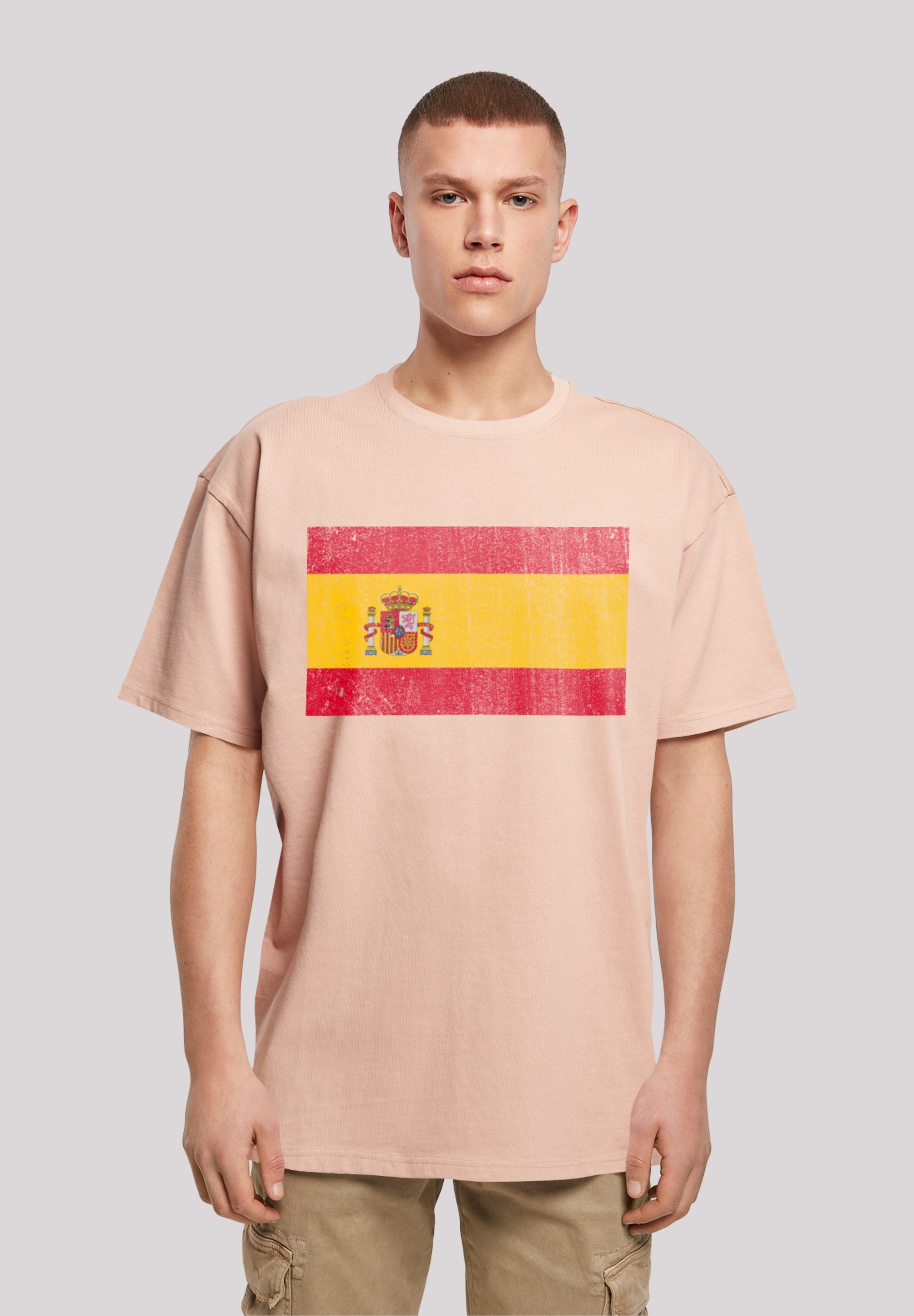 F4NT4STIC BAUR Print bestellen T-Shirt Spanien »Spain distressed«, | Flagge ▷