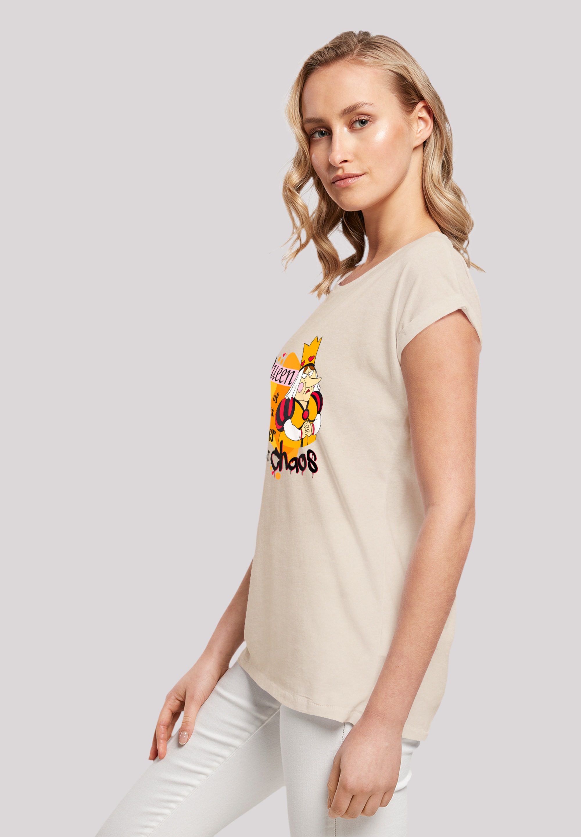F4NT4STIC T-Shirt »Alice im Wunderland Queen Of Hearts« Retro, Heroes of Childhood, TV Serie