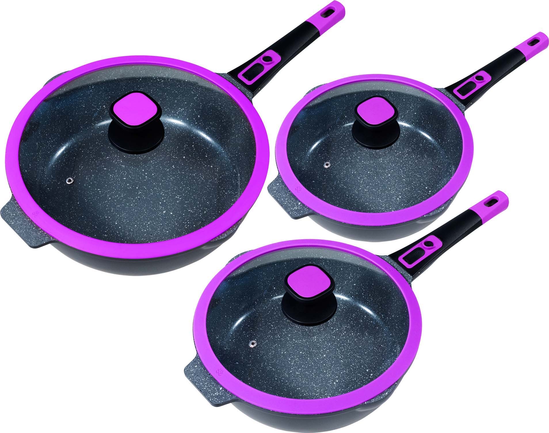 KING Keptuvių rinkinys »Click-Grip« Alumini...