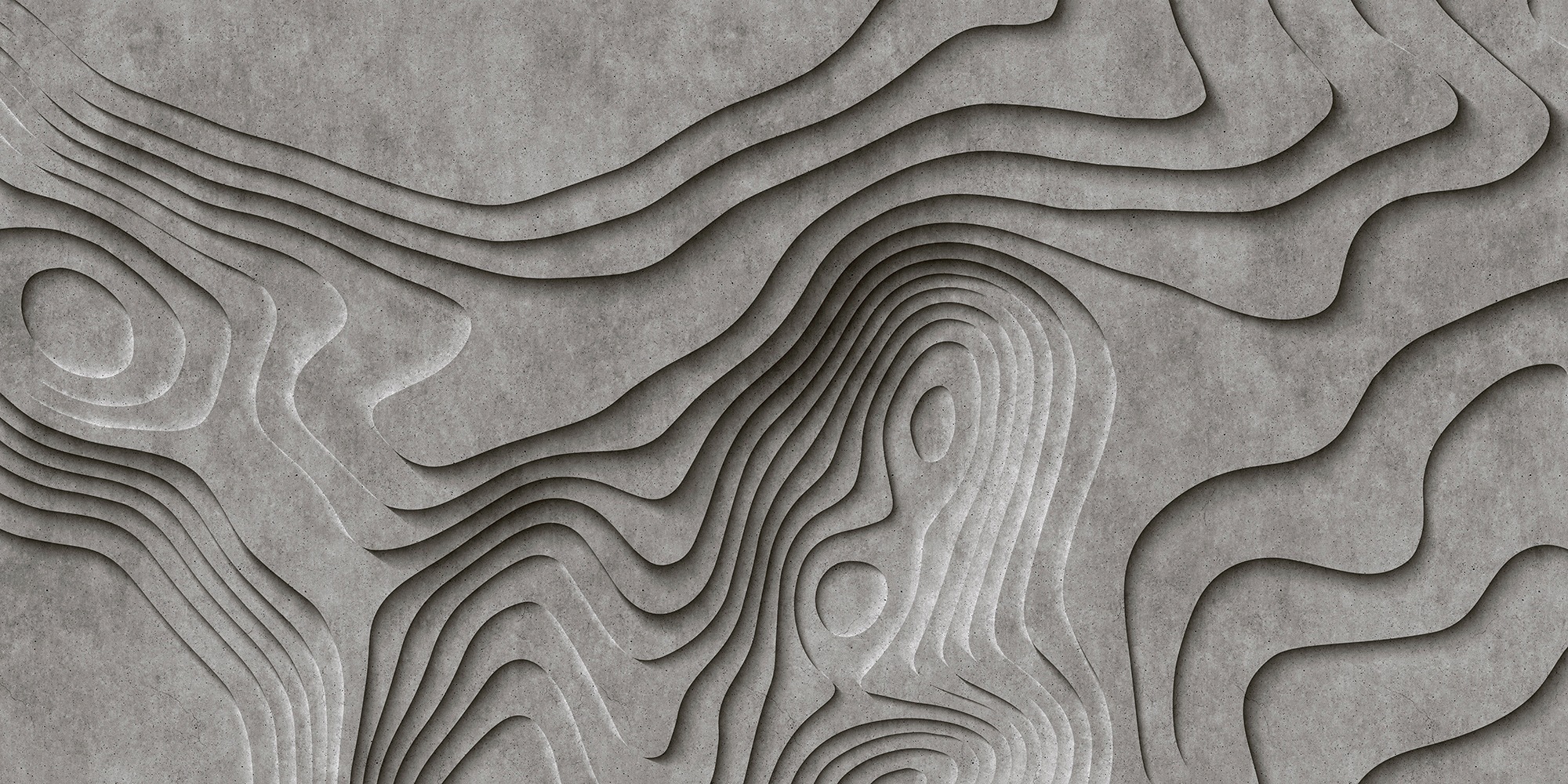 living walls Fototapete "Walls by Patel Canyon 1" glatt Vlies, Wand, Schräge