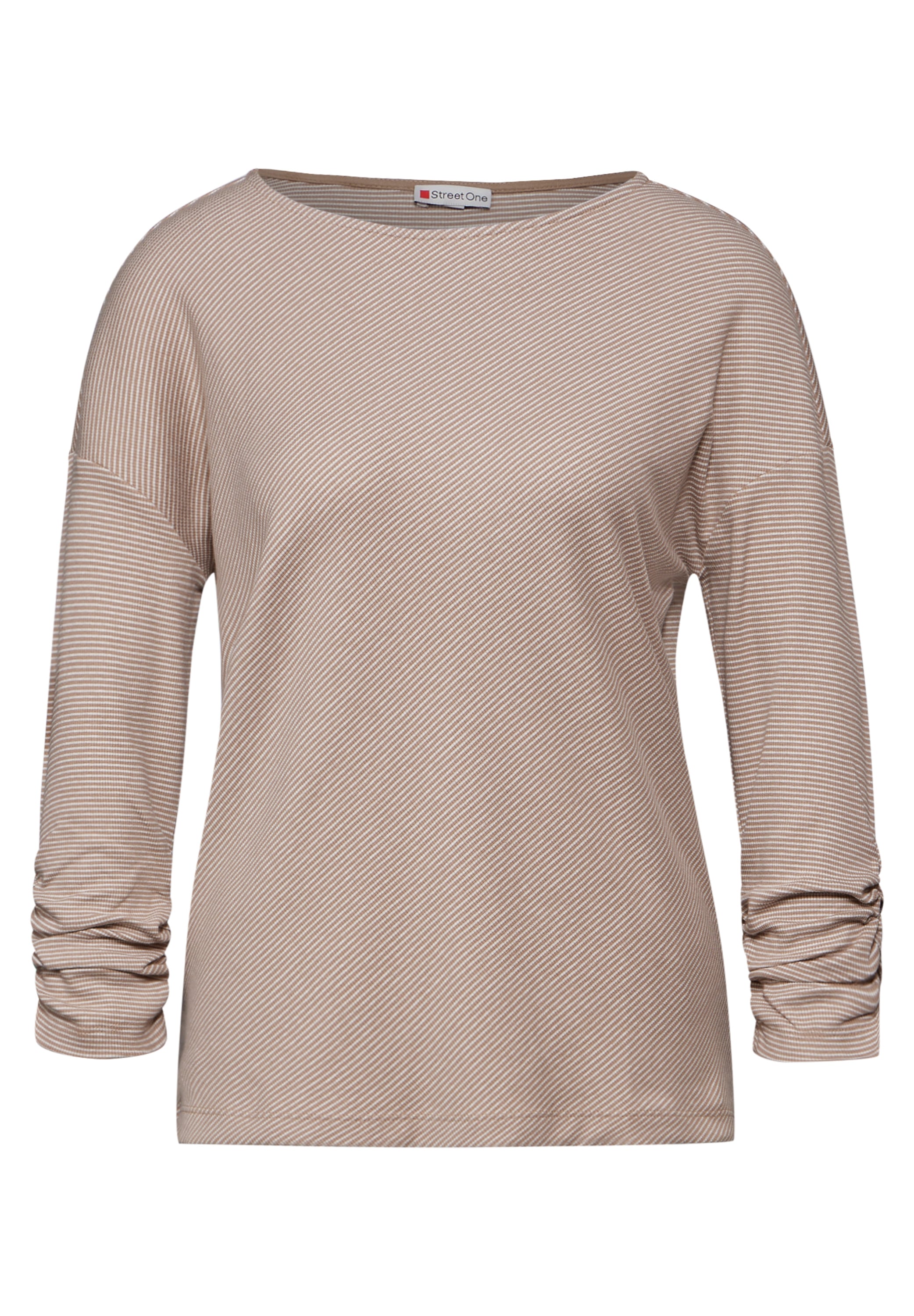 STREET ONE 3/4-Arm-Shirt, mit U-Boot-Ausschnitt
