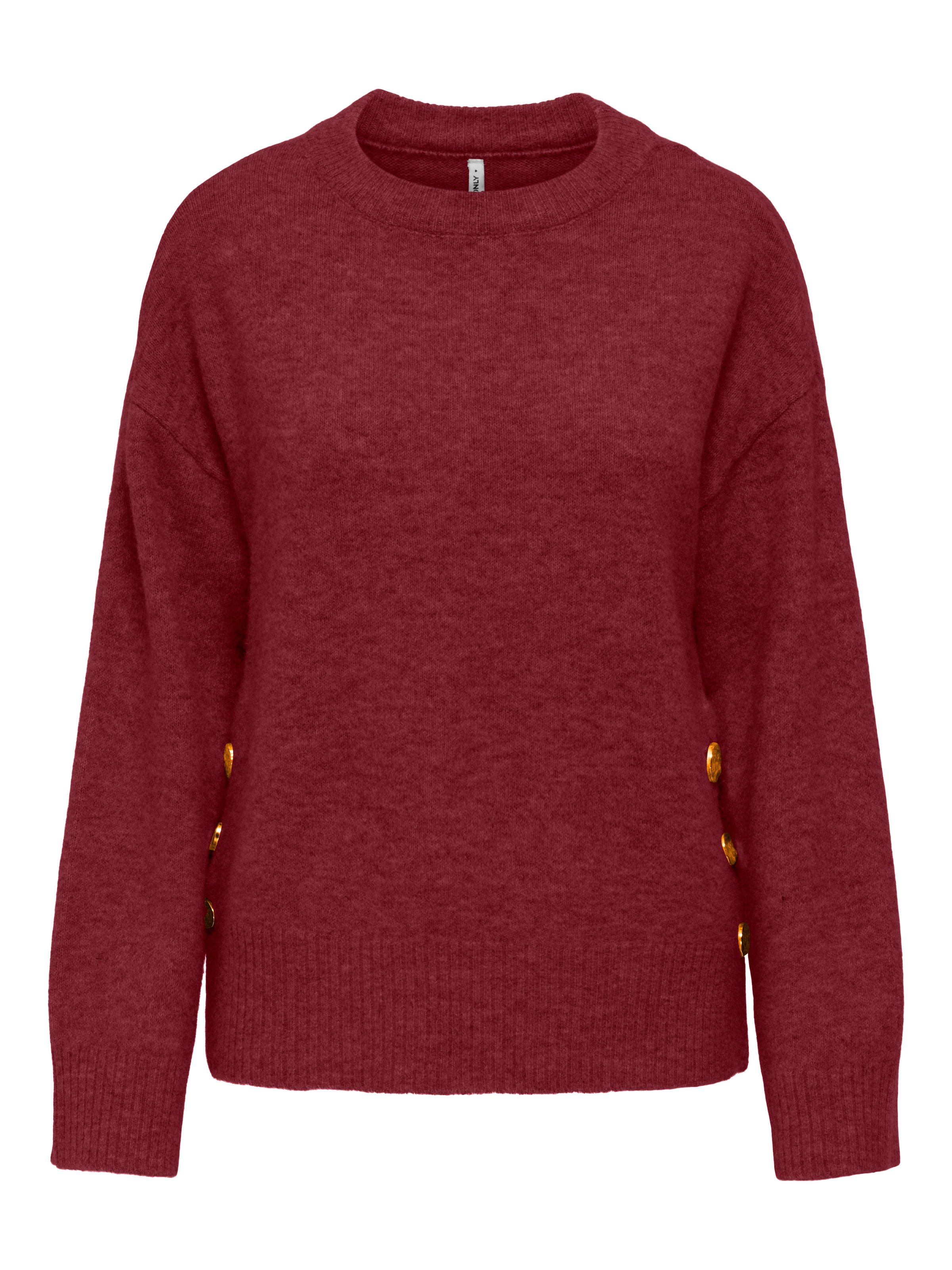 ONLY Strickpullover "ONLRENE LIFE LS BUTTON O-NECK CC KNT" günstig online kaufen