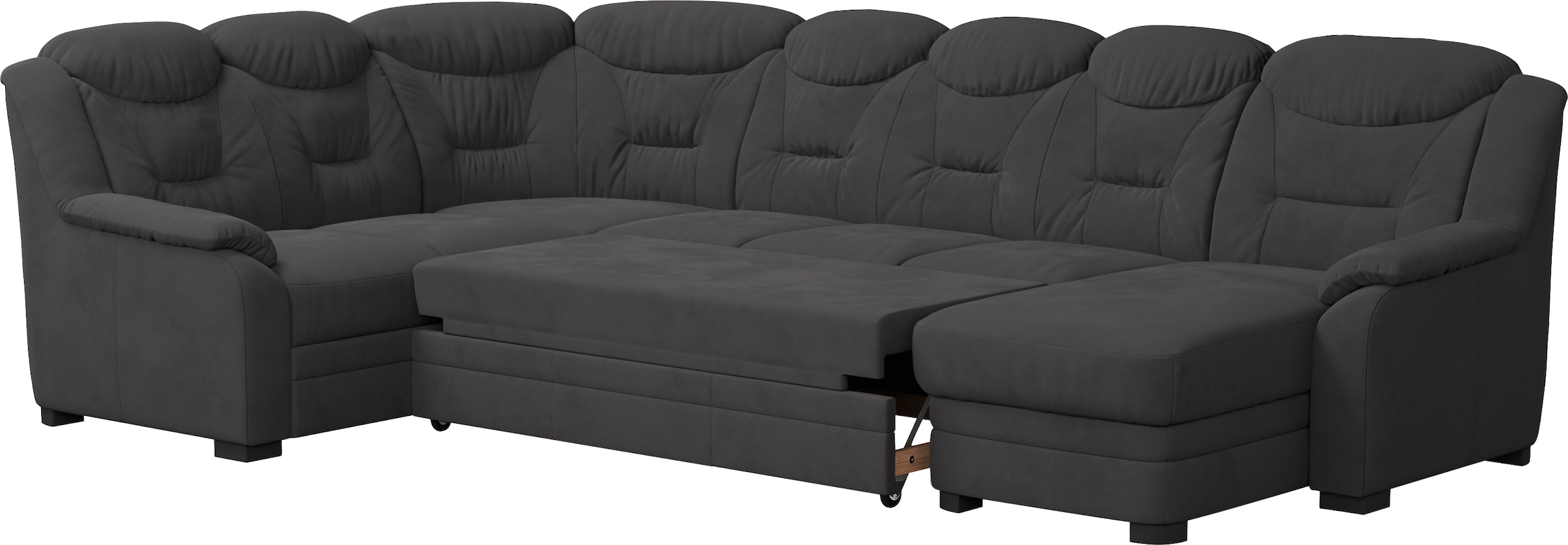 COTTA Wohnlandschaft »Marcus U-Form«, Bequeme Wohnlandschaft in klassischem Design mit hoher Rückenlehne