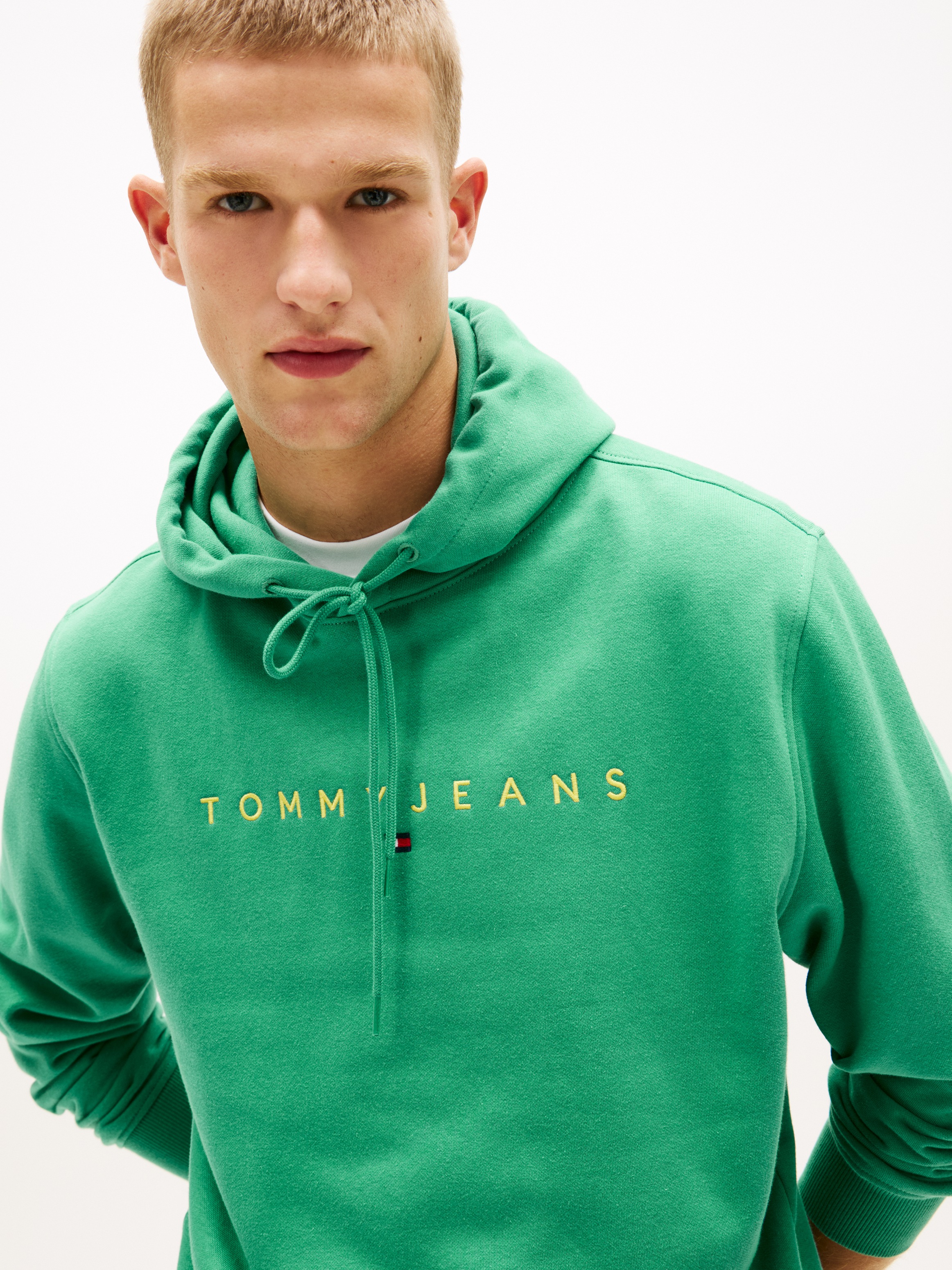 Tommy Jeans "TJM REG LINEAR LOGO HOODIE EXT", mit Logo-Stickerei günstig online kaufen