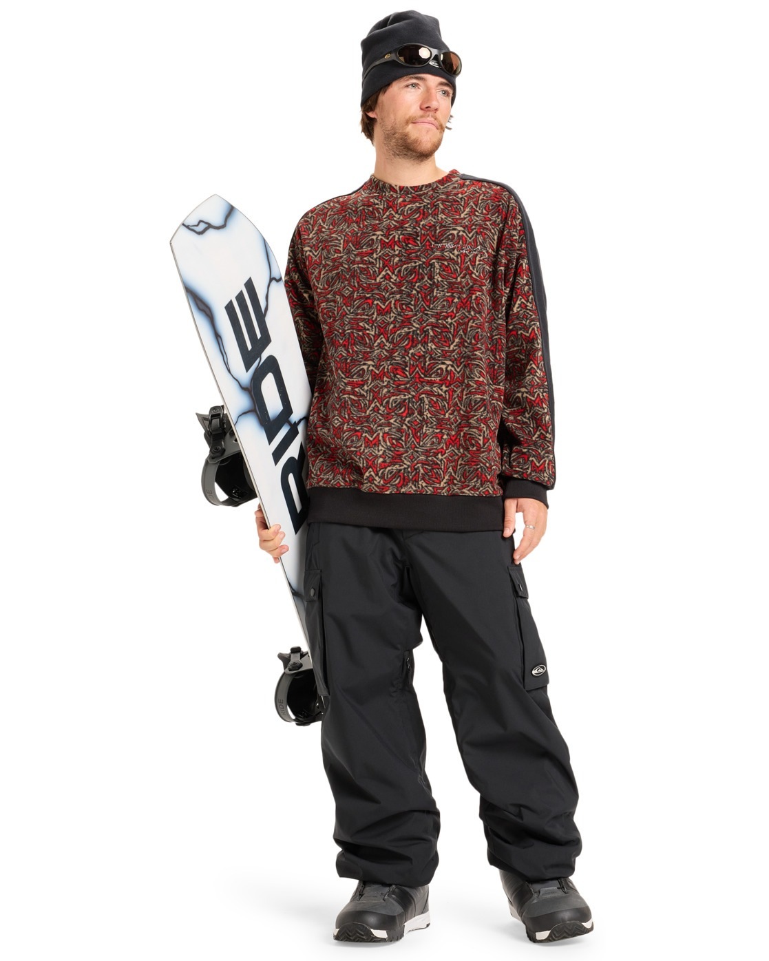 Sweatshirt QUIKSILVER "High Altitude", Herren, Gr. L, saturn fallen rock, Obermaterial: 100% Microfaser;, Sweatshirts Sweatshirt 2