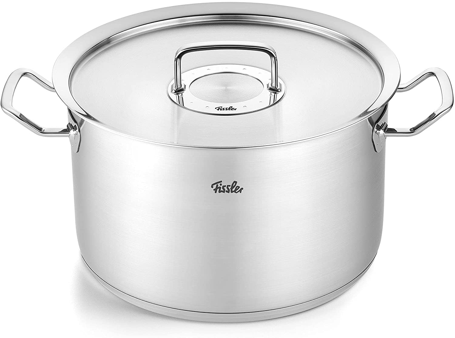 Fissler Kochtopf »ORIGINAL-PROFI COLLECTION®«, Edelstahl 18/10, (2 tlg.), mit breitem Schüttrand, Kaltmetallgriffen. Made in Germany