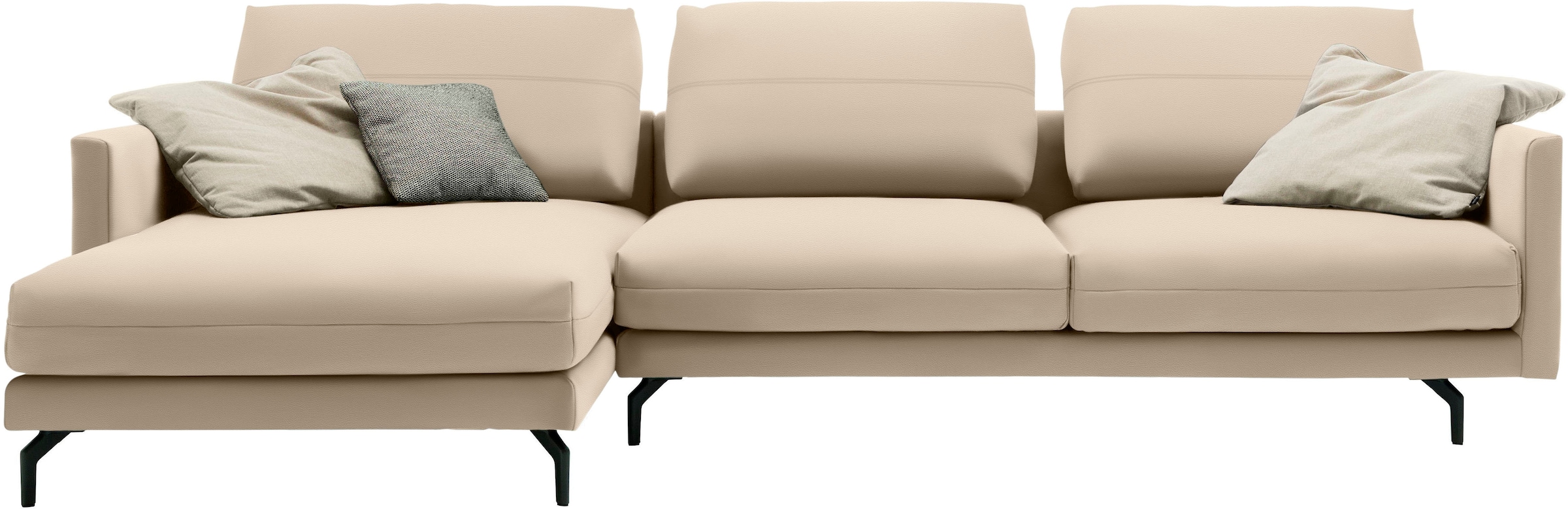 Creation BY ROLF BENZ Ecksofa »CR.414, Designecksofa, Polsterecke, L-Form«, wahlweise aus feinstem Rindsleder oder hochwertigem Chenille