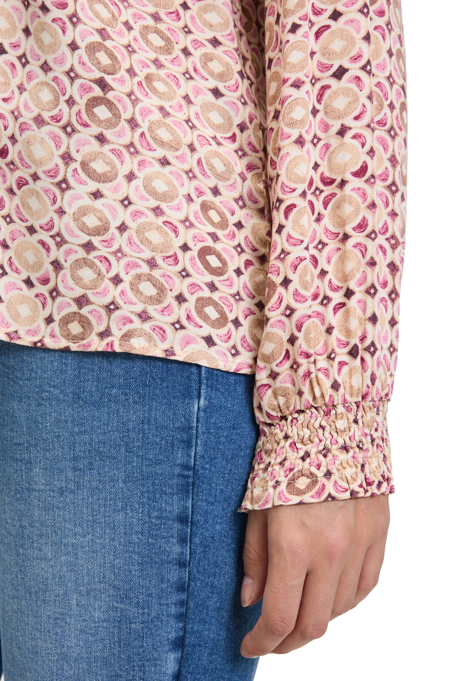 Cartoon Schlupfbluse »Cartoon Damen Casual-Bluse mit Muster«