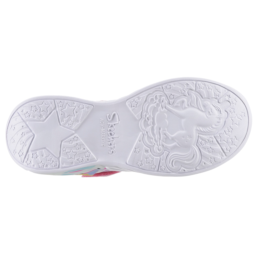 Skechers Kids Slip-On Sneaker »UNICORN DREAMS - WISHFUL MAGIC, Blinkschuh,«