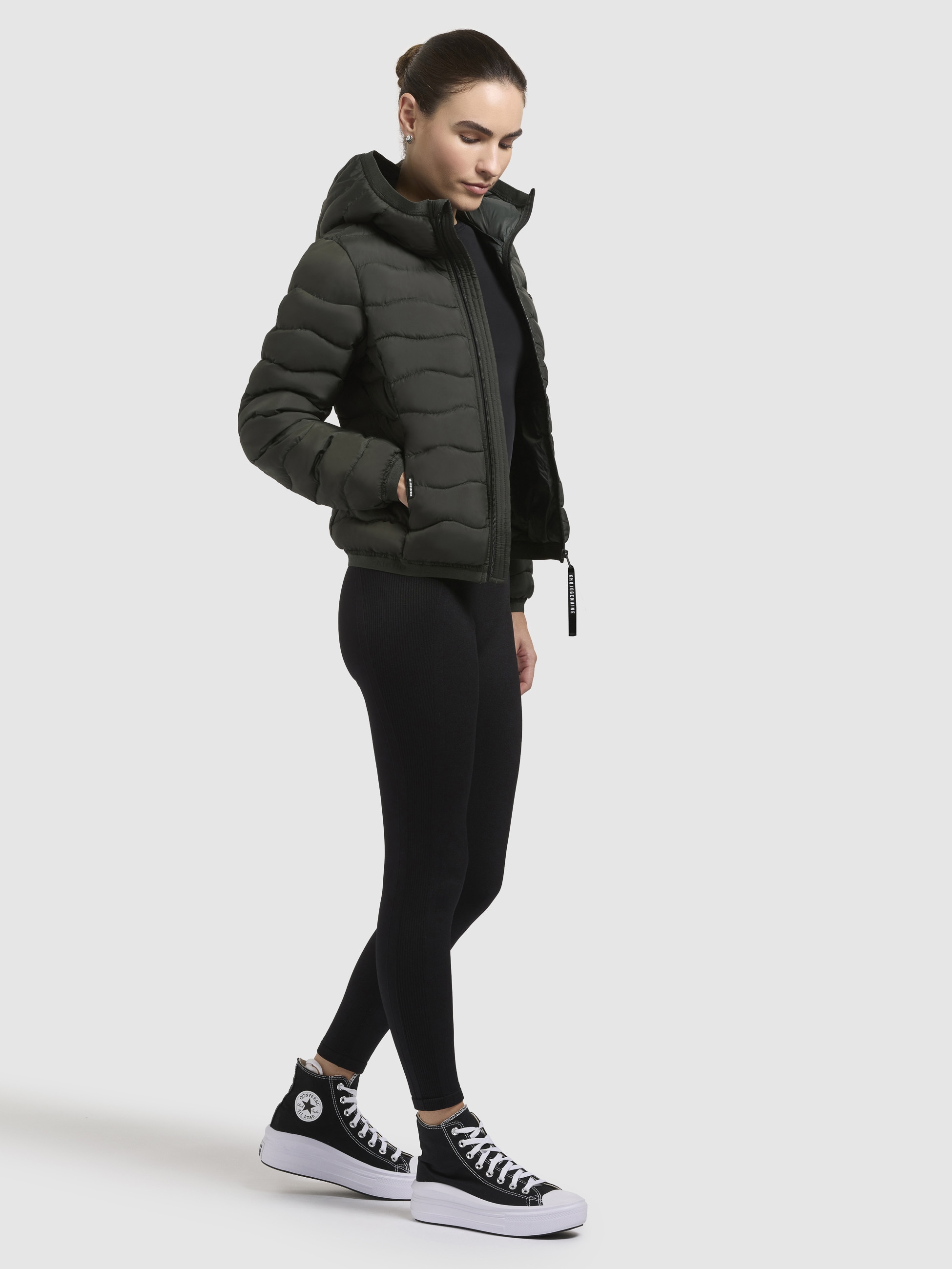 khujo Steppjacke »NARGO«, mit Kapuze