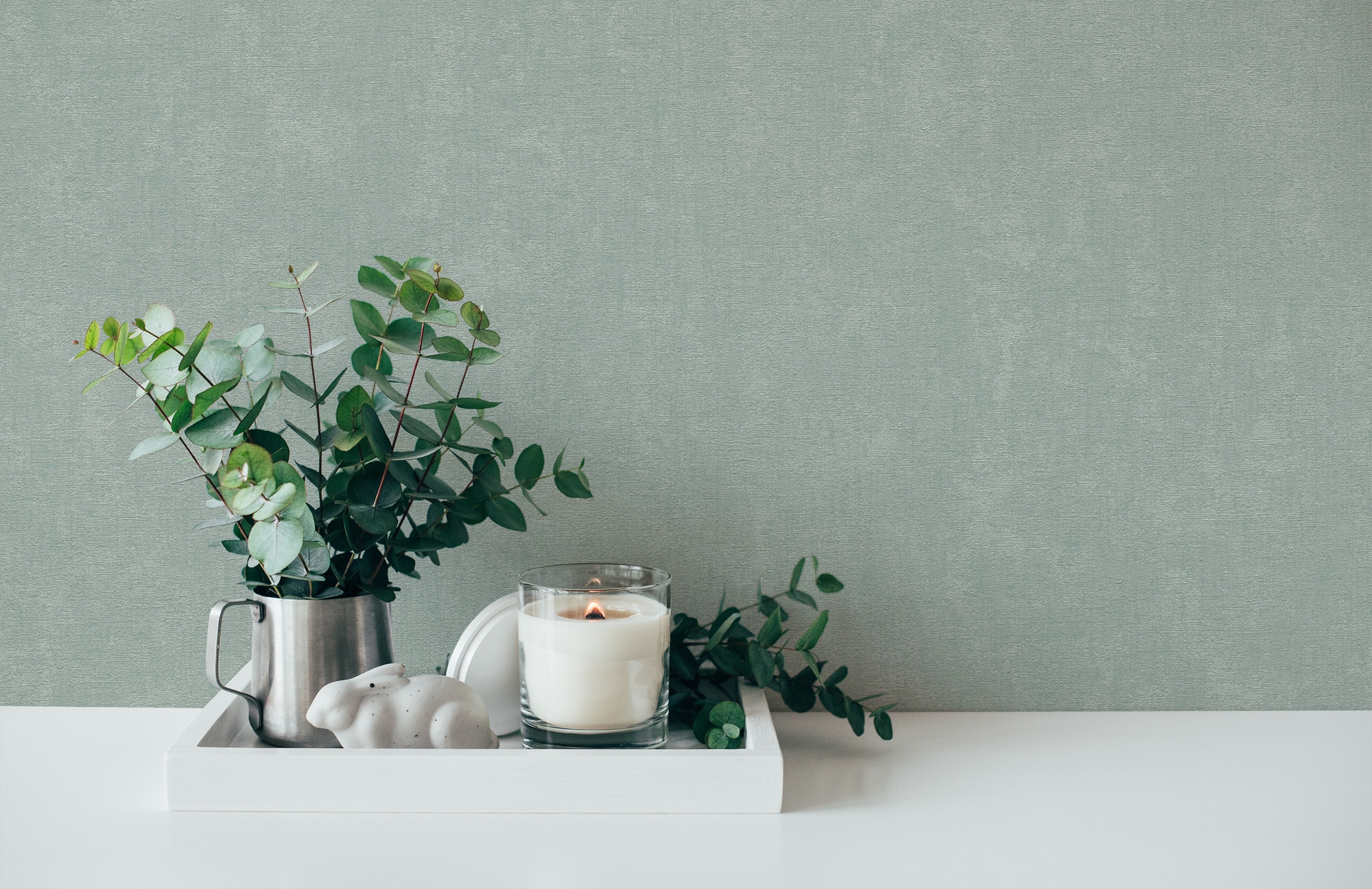 A.S. Création Vliestapete »Casual Living einfarbige Tapete Unitapete Putzoptik Putzoptik«, matt, Vliestapete einfarbig für Schlafzimmer Küche Wohnzimmer Uni Design